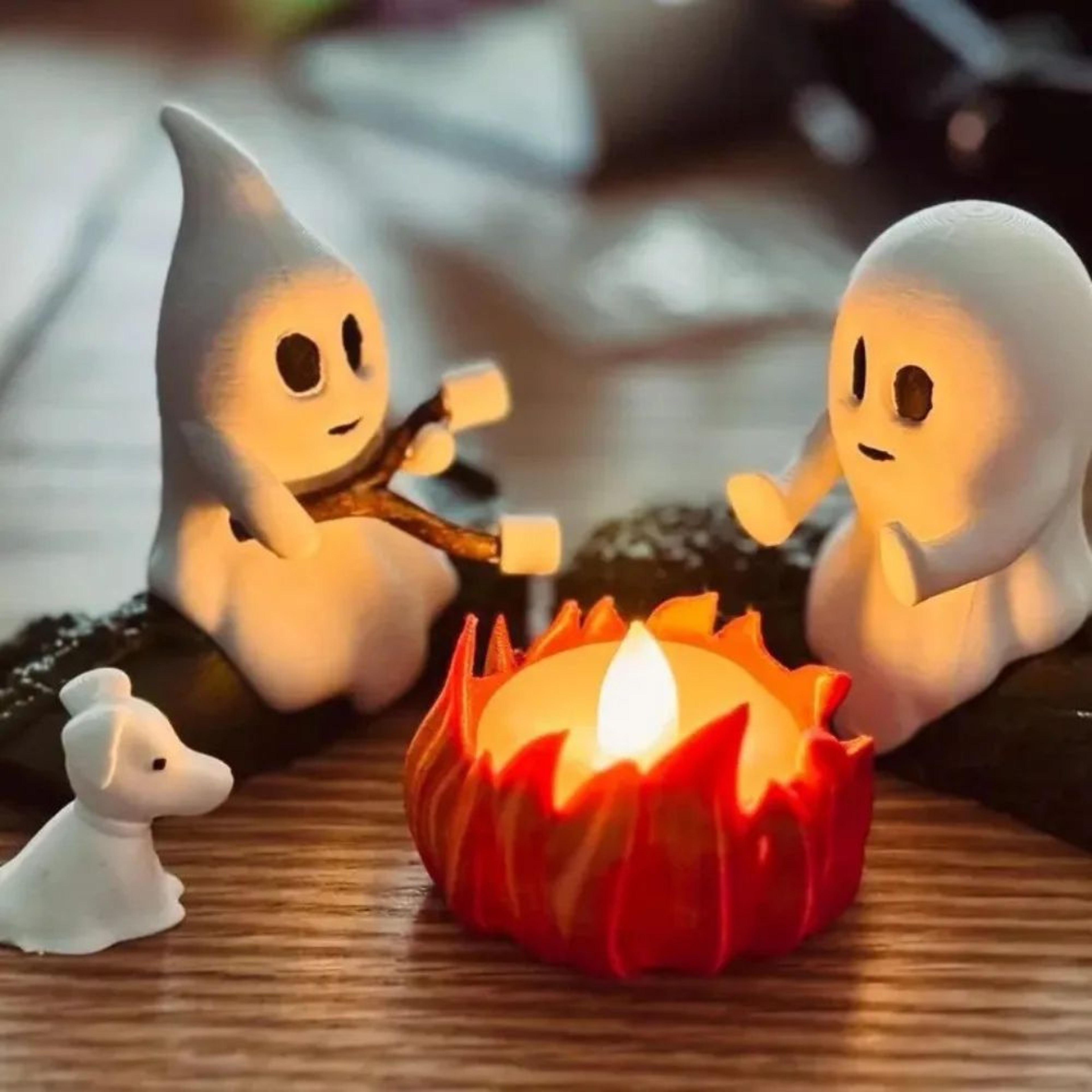 Halloween Ghost Campfire Decoration Set  Spooky Haunted House  Outdoor Party Yard Decor 1