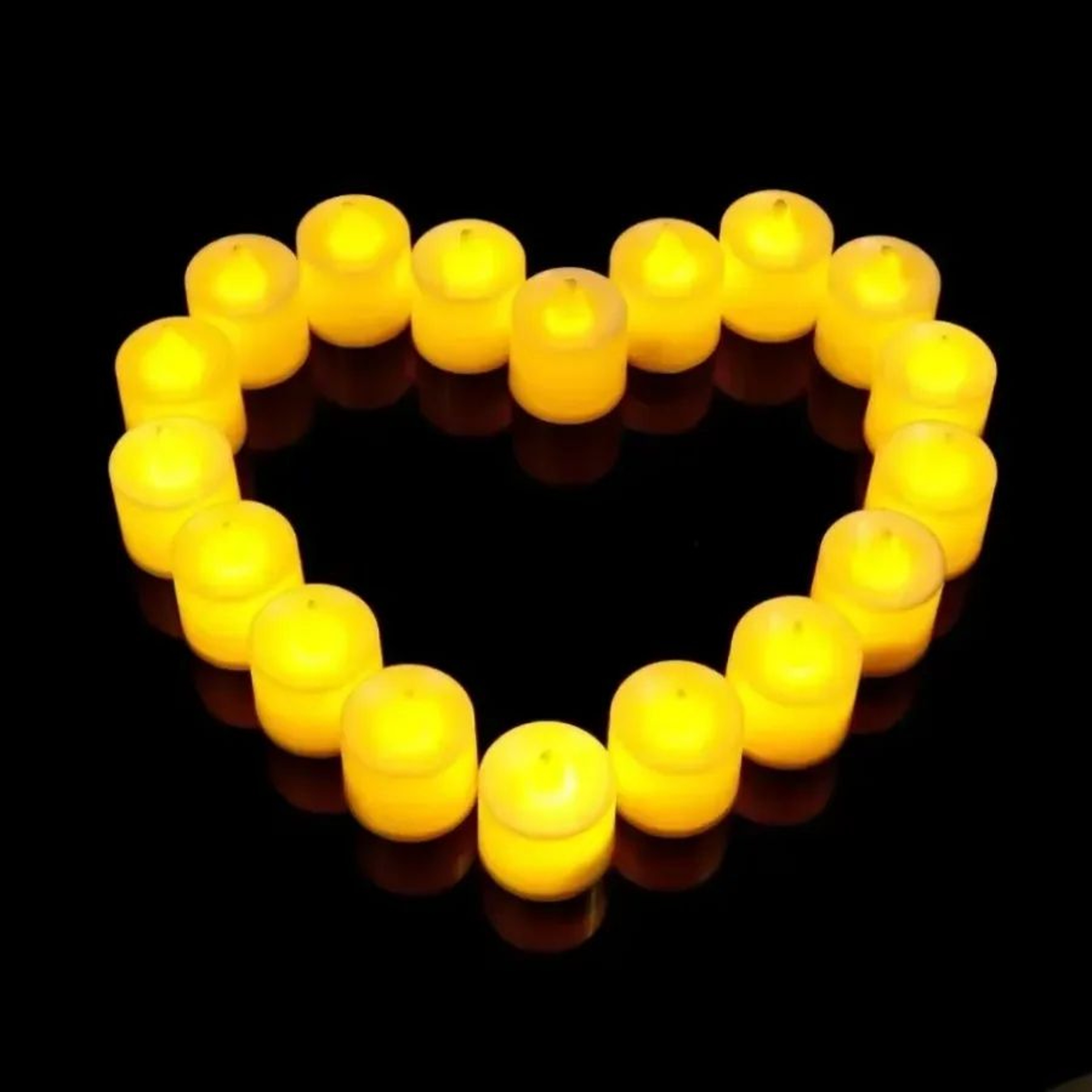 LED Flameless Flickering Tealight Candles  Battery Operated Warm White Lights For Christmas Wedding 3
