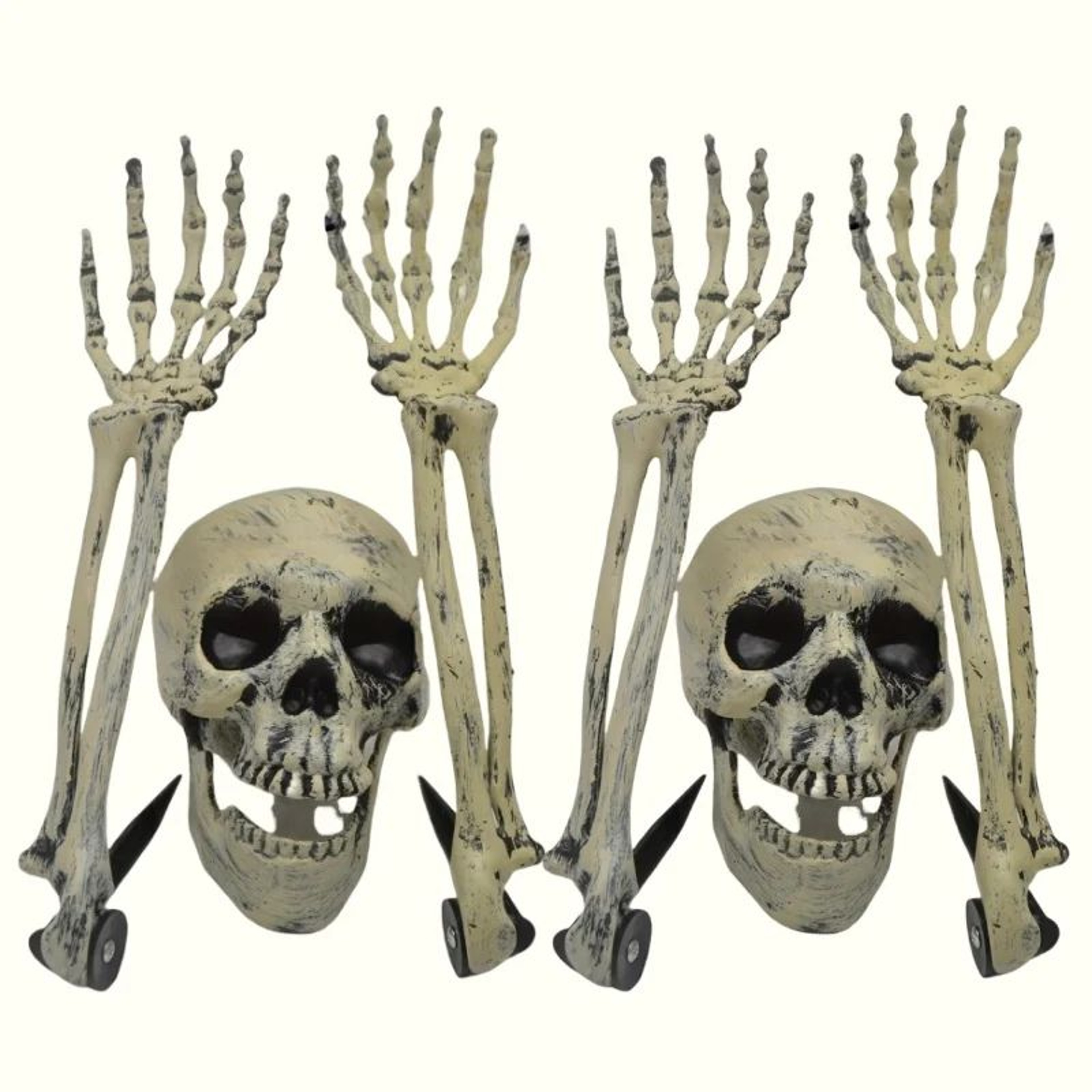 Skeleton Skull  Hand Garden Stakes  Halloween Yard Ground Decorations  Outdoor Party Decor 10