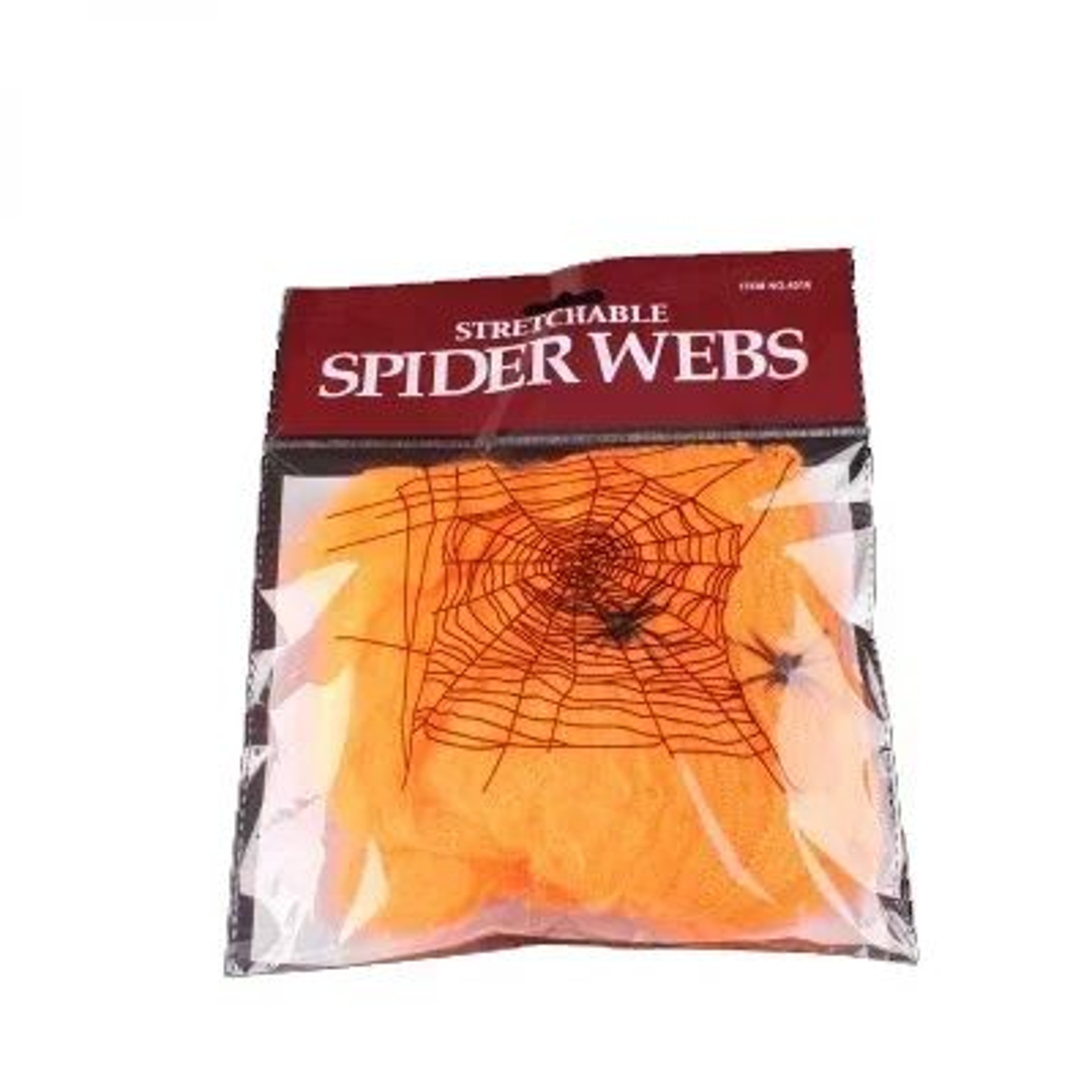 Artificial Stretchable Spider Web Decoration with 2 Spiders – Halloween Cobweb Party & Haunted House Decor – view 8