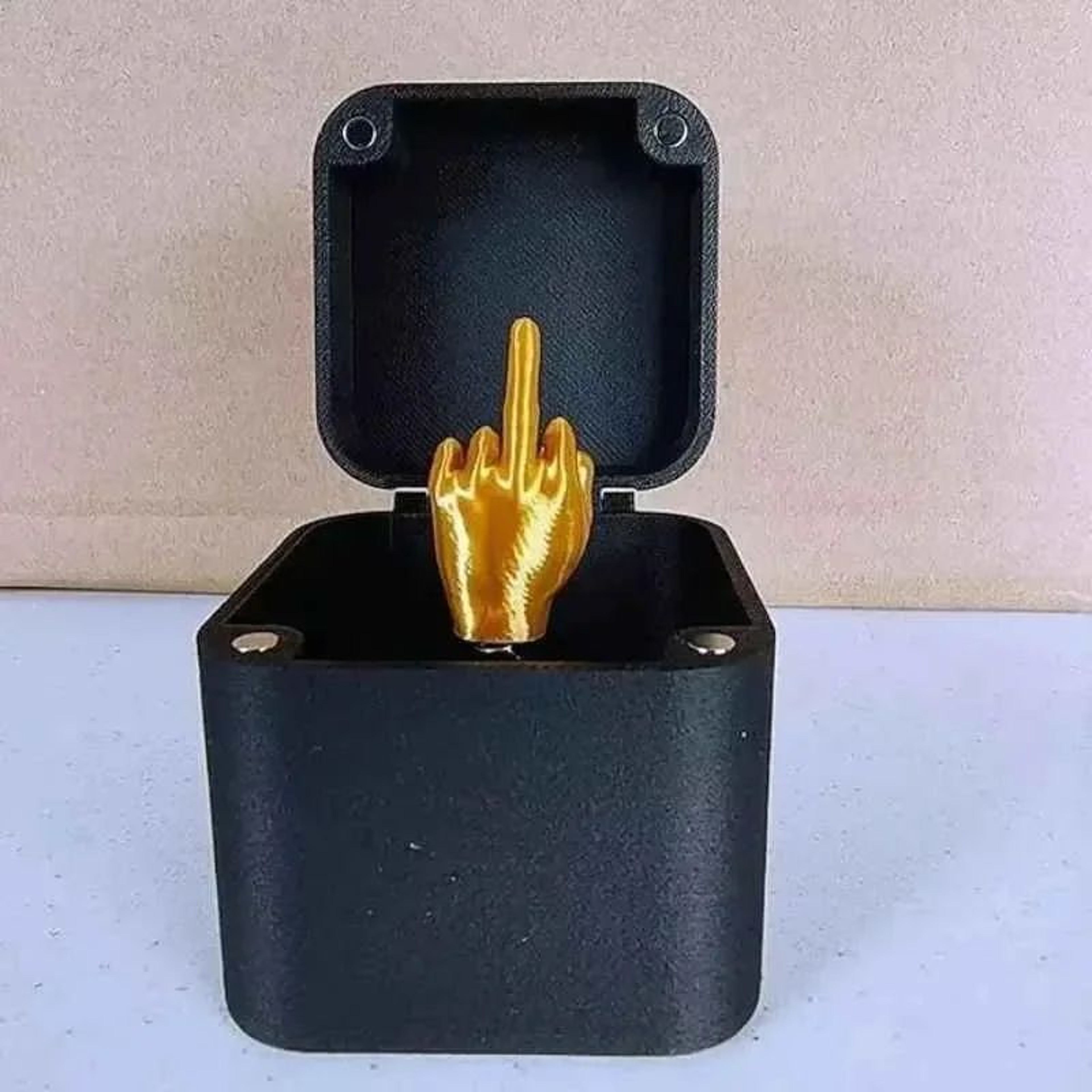 PopUp Middle Finger Prank Gift Box  Funny Novelty Desk Decor  Gag Gift 3