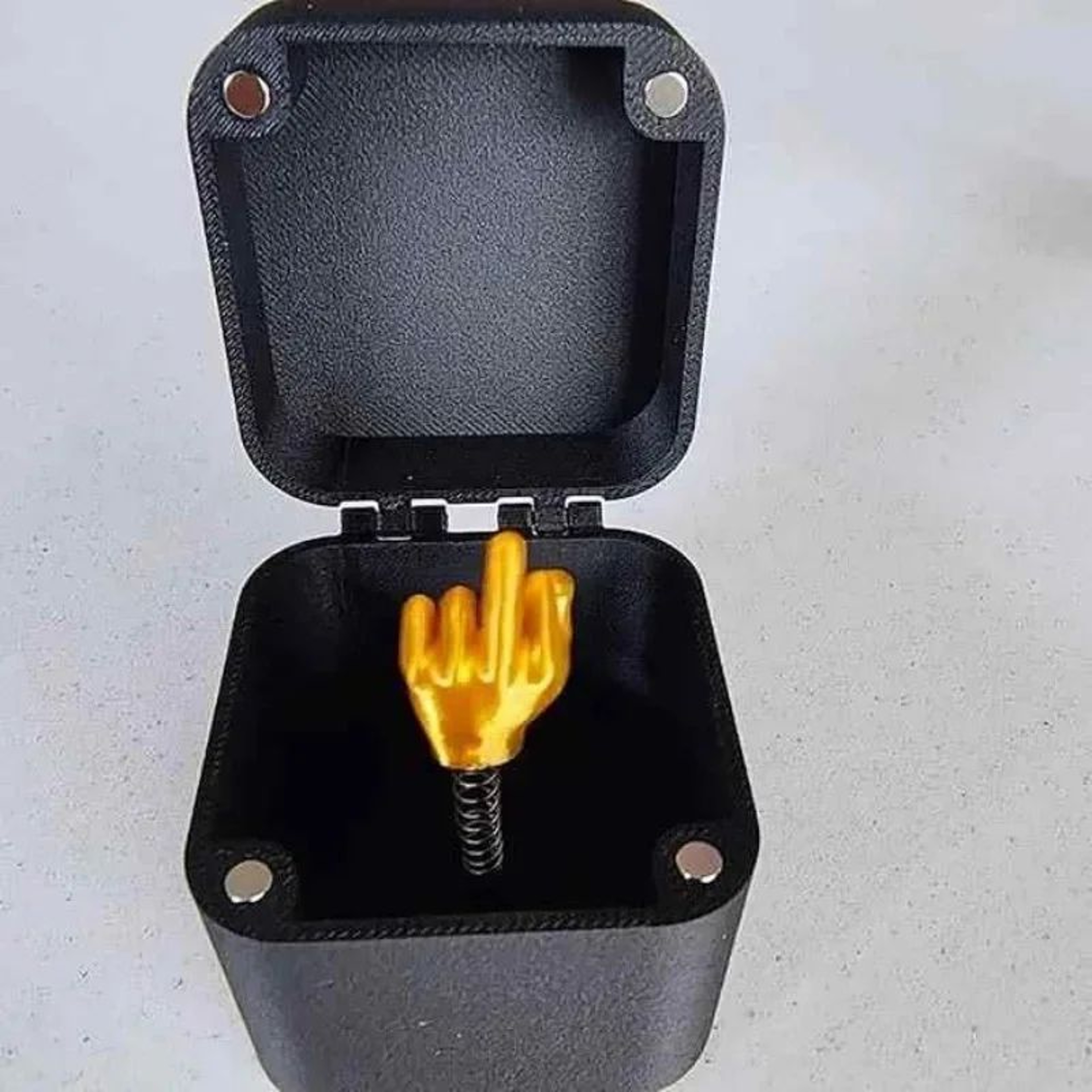 PopUp Middle Finger Prank Gift Box  Funny Novelty Desk Decor  Gag Gift 4