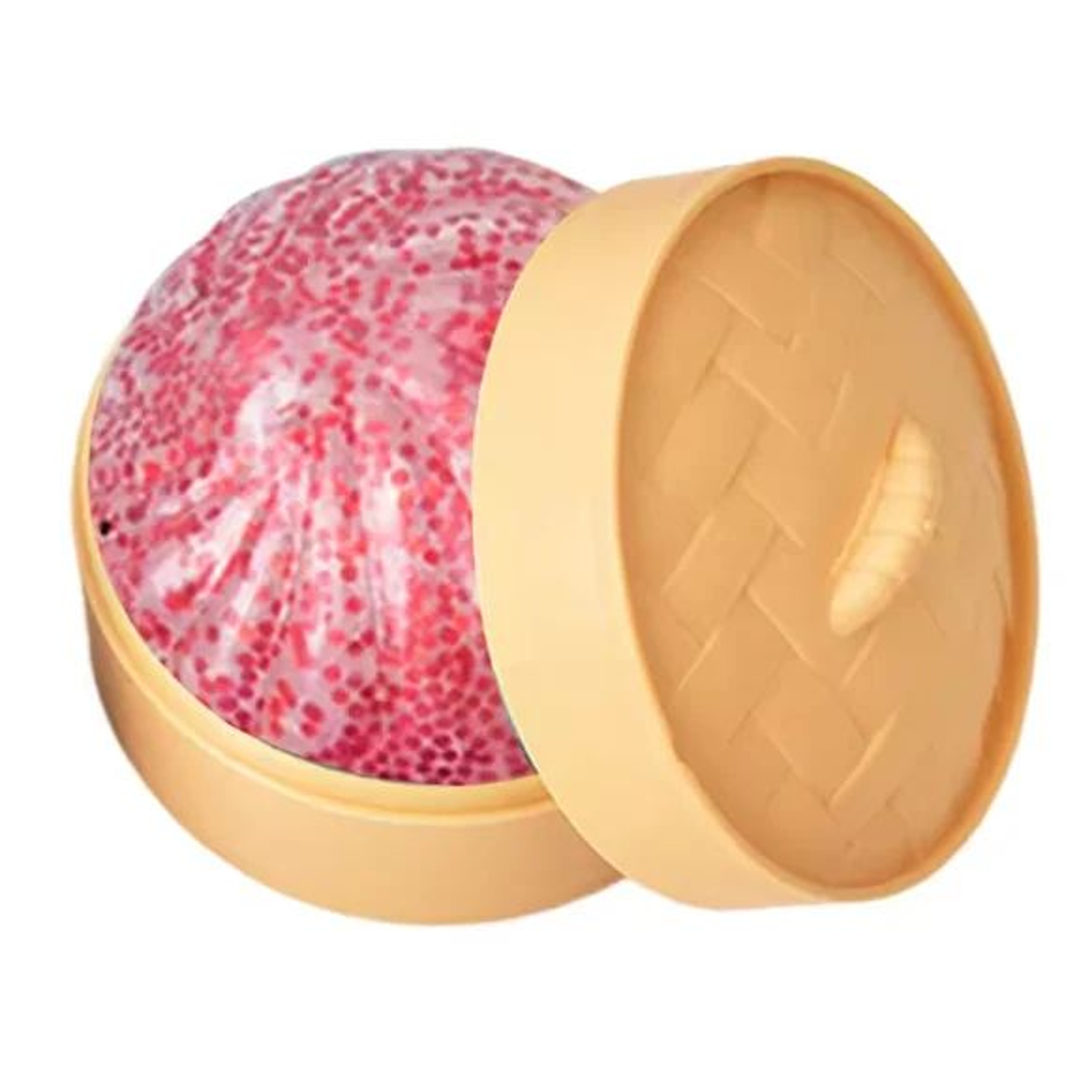 Glitter Dumpling Squishy Toy With Bamboo Steamer  Slow Rising Stress Relief Squeeze Toy  Sensory Fi 12