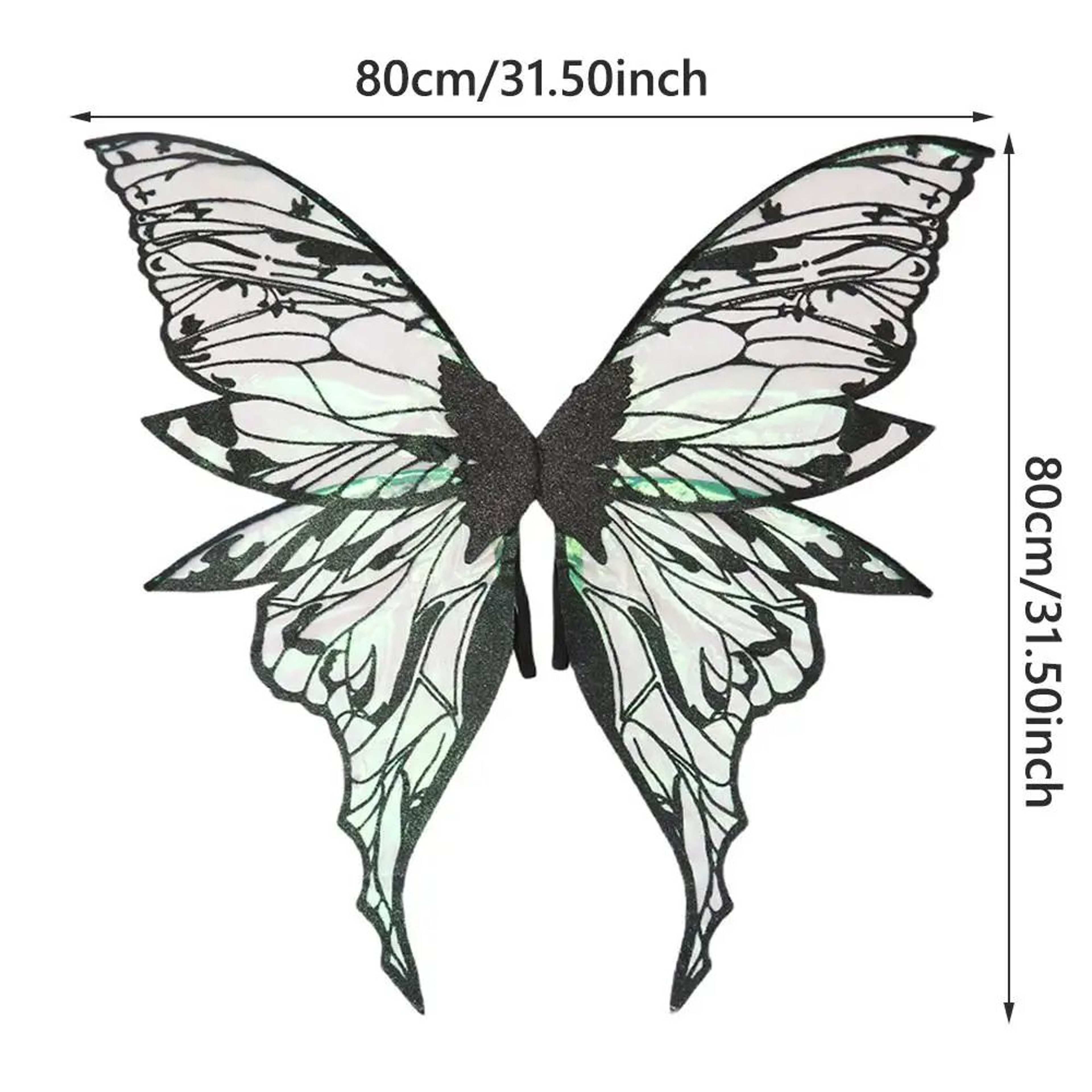 Sparkling Fairy Wings Costume  Organza Angel  Butterfly Wings For Halloween DressUp Parties  Cospla 4