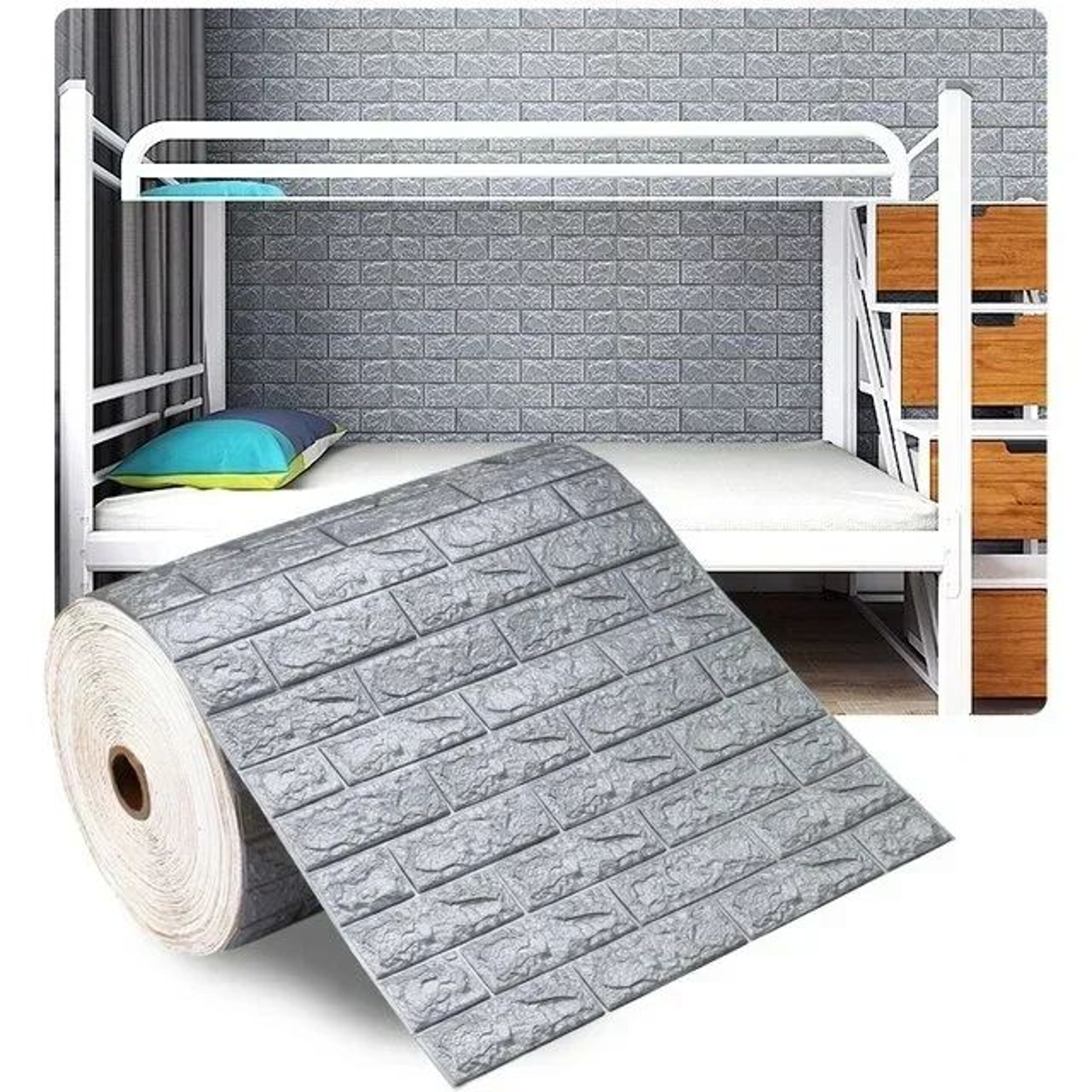 3D SelfAdhesive Foam Brick Wallpaper  Waterproof Peel  Stick Wall Sticker For Living Room  Bedroom 8