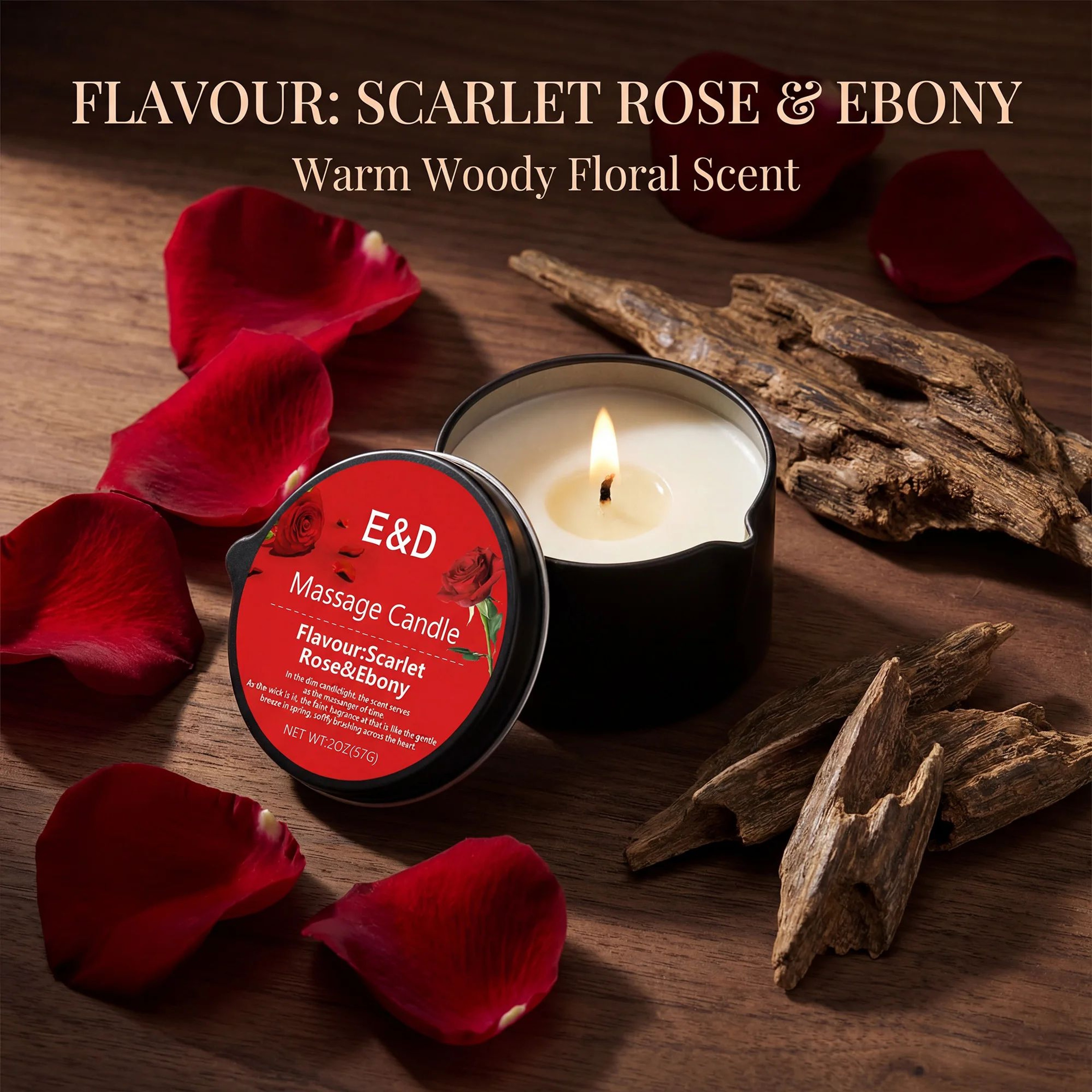Massage Oil Candle  Aromatherapy Scented Spa Candle For Stress Relief  Skin Moisturizing 1
