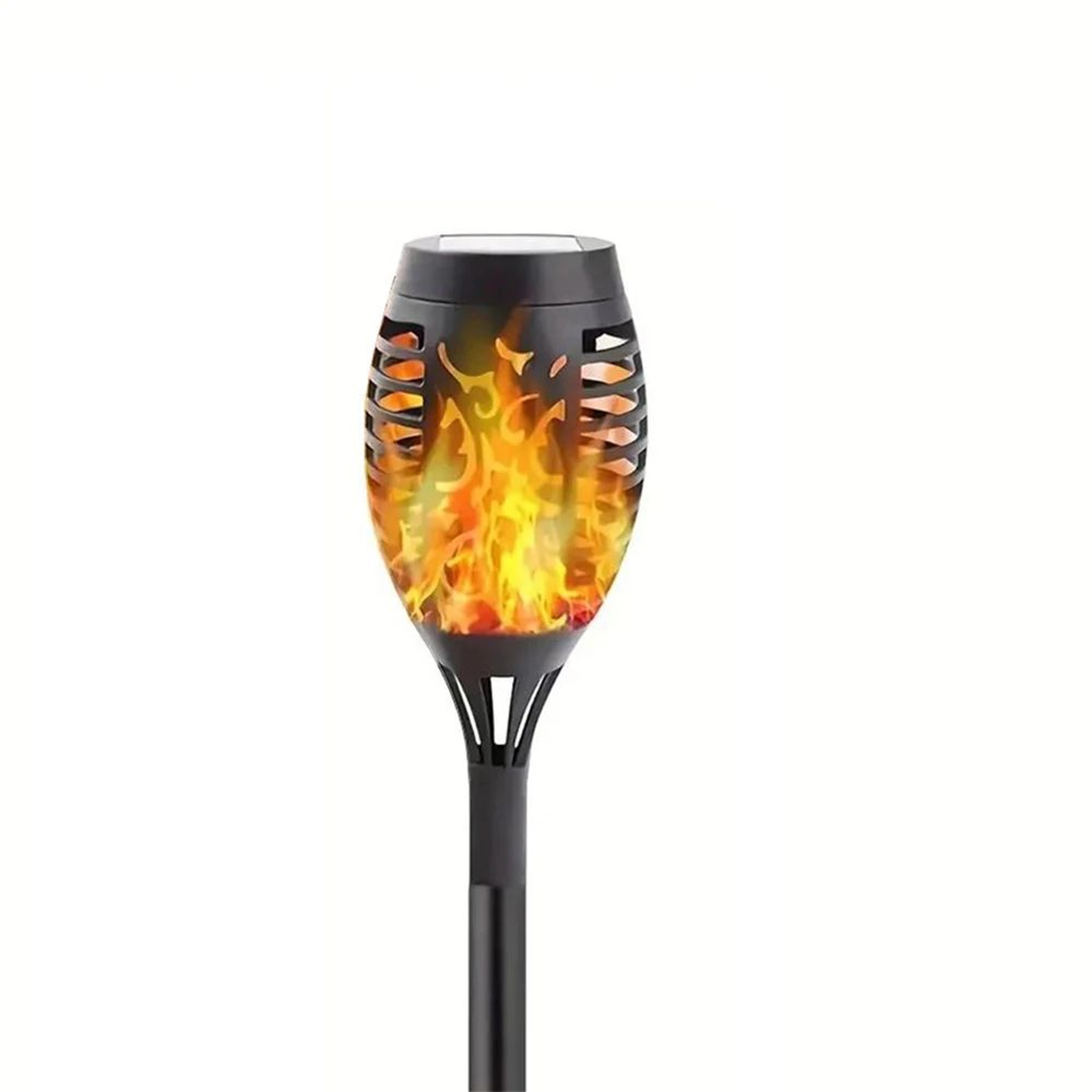 12 LED Solar Flame Torch Light  Waterproof Flickering Garden Pathway Landscape Lamp 6