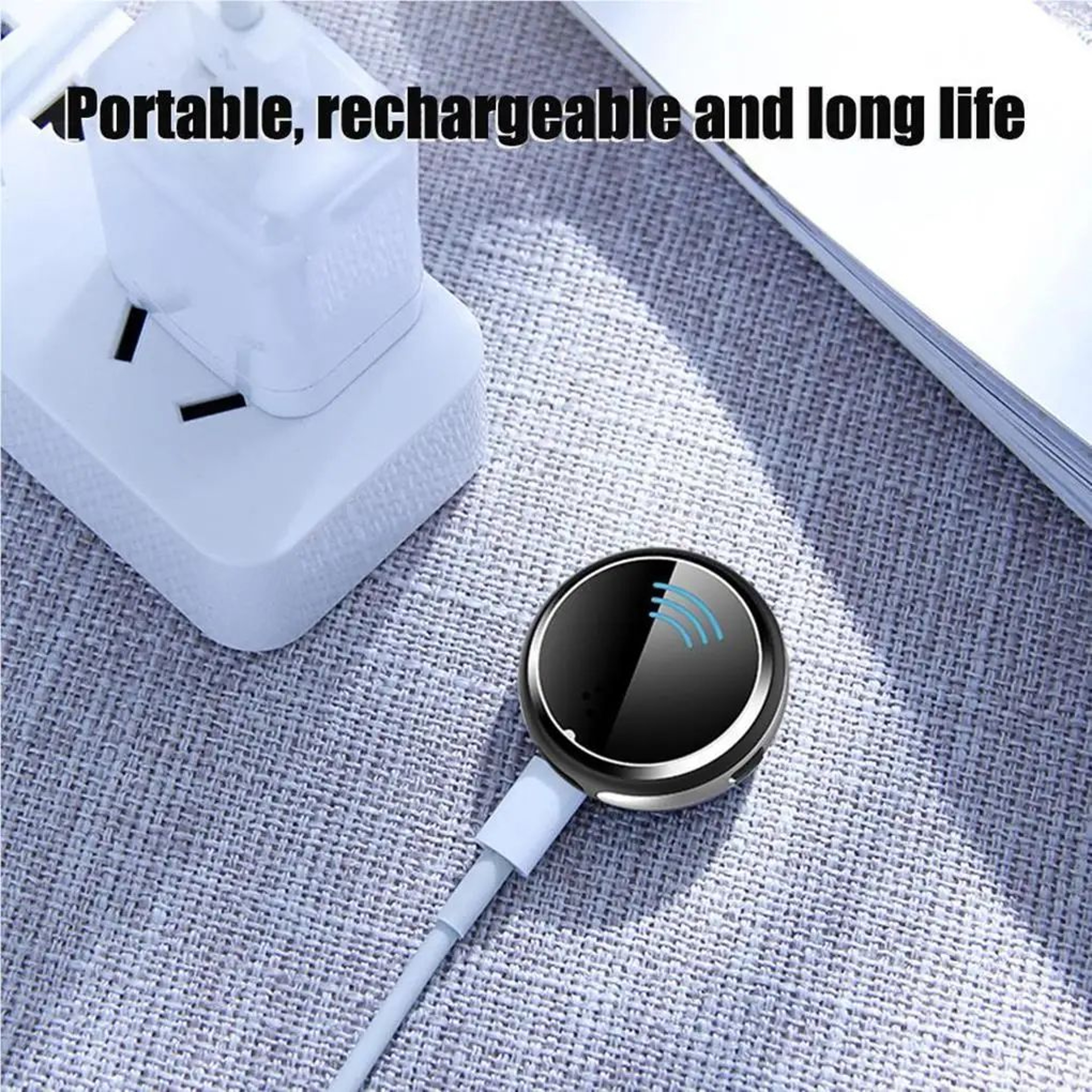 Ultrasonic Mosquito Repellent Bracelet  USB Rechargeable Adjustable Silicone Wristband For Kids  Ad 4