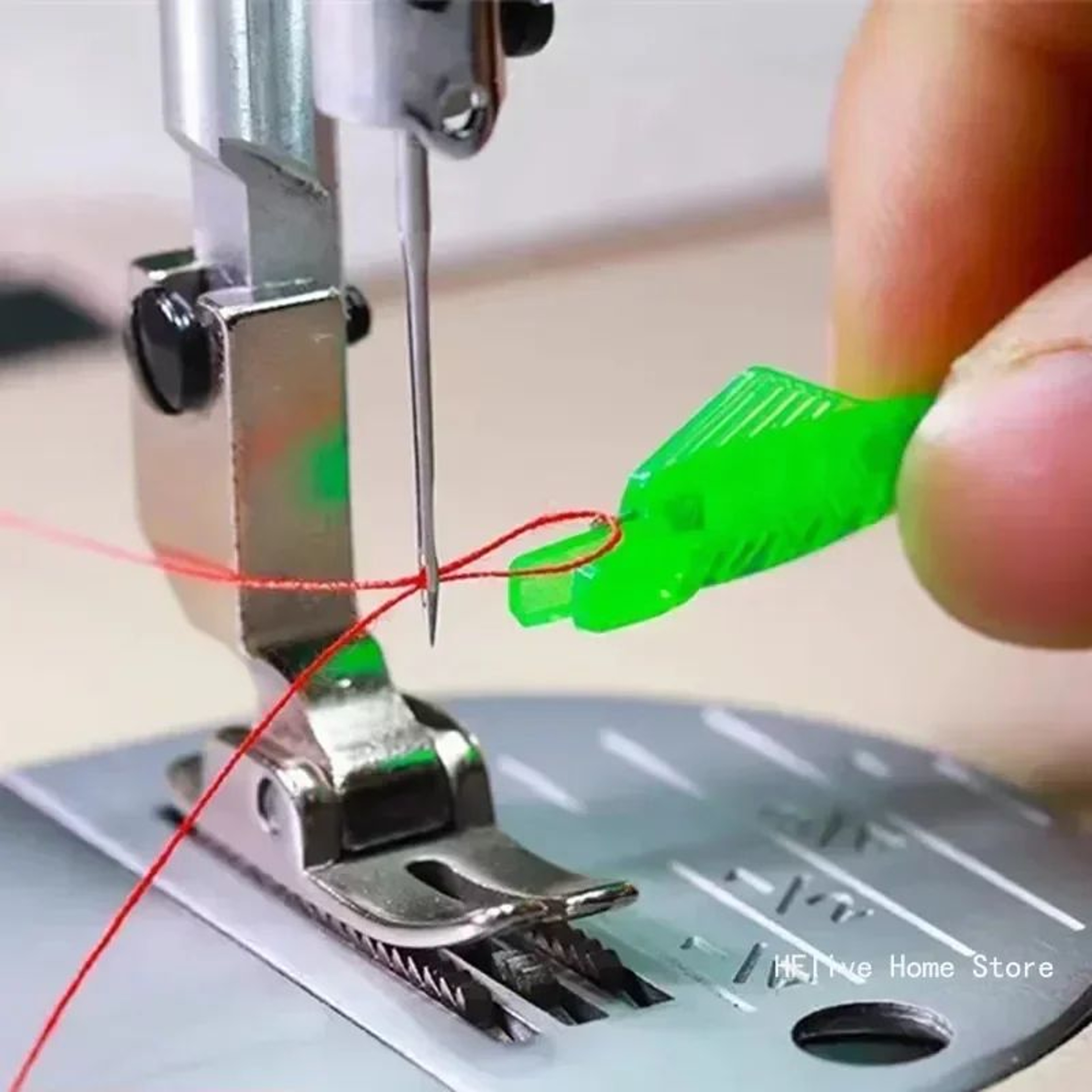 1020pcs Mini Needle Threader Set  Plastic Hand Sewing  Sewing Machine Threading Tool Accessories 5