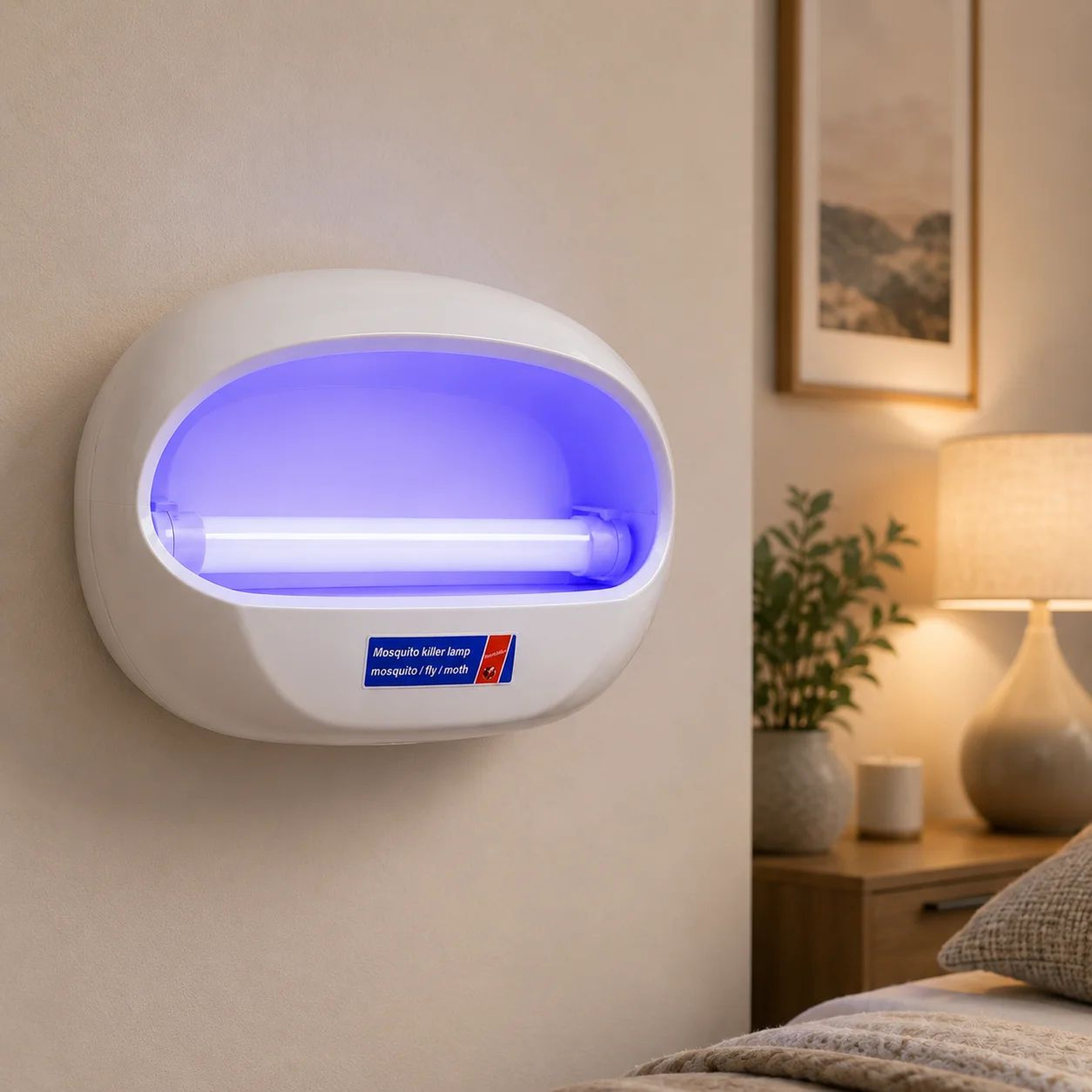 JOYINLED 4W WallMounted Mosquito Killer Lamp  Sticky Fly Trap Indoor Insect Catcher For Home Restau 1