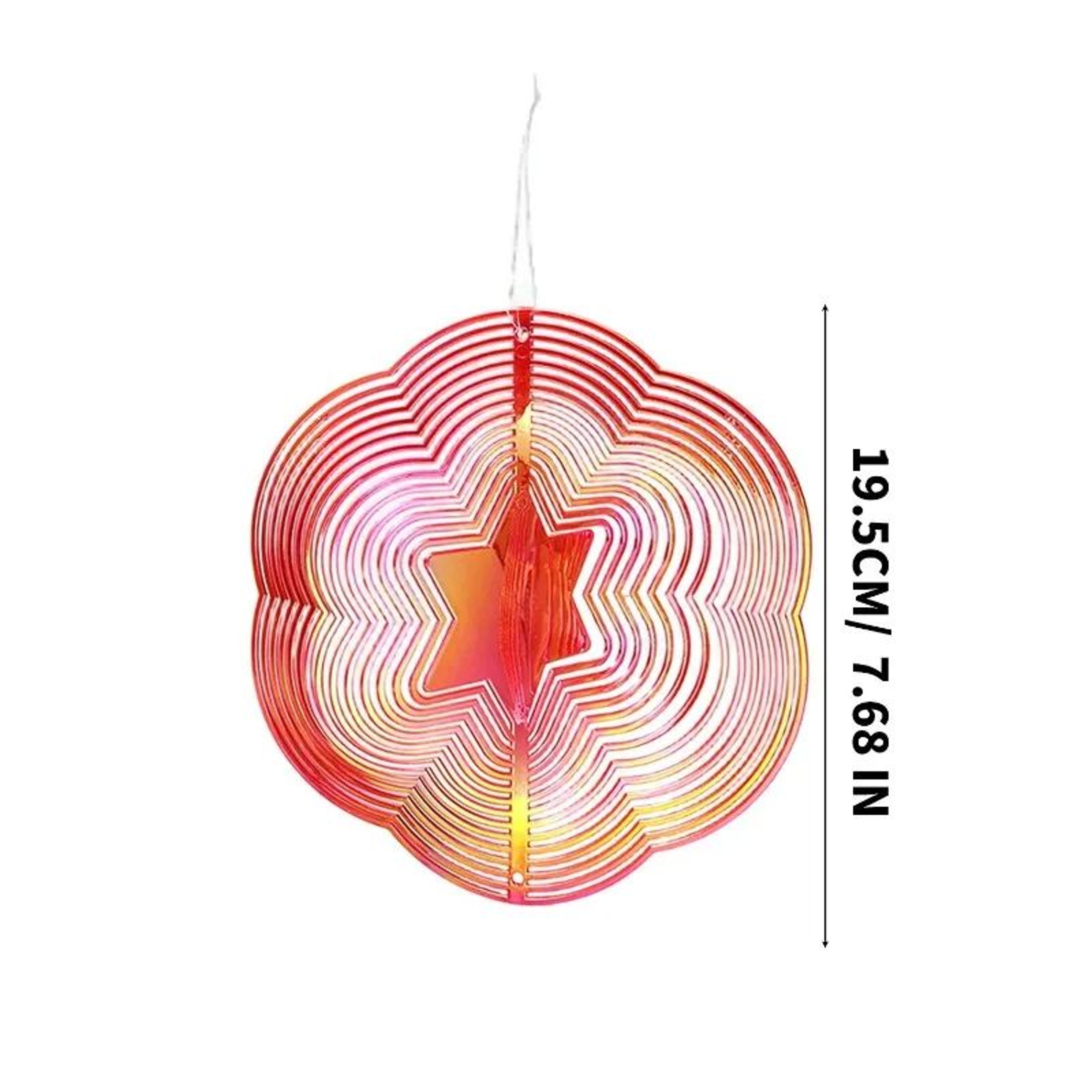 3D Reflective Bird Deterrent Wind Spinner  Rotating Bird Repeller For Gardens Farms Vineyards  Orch 5