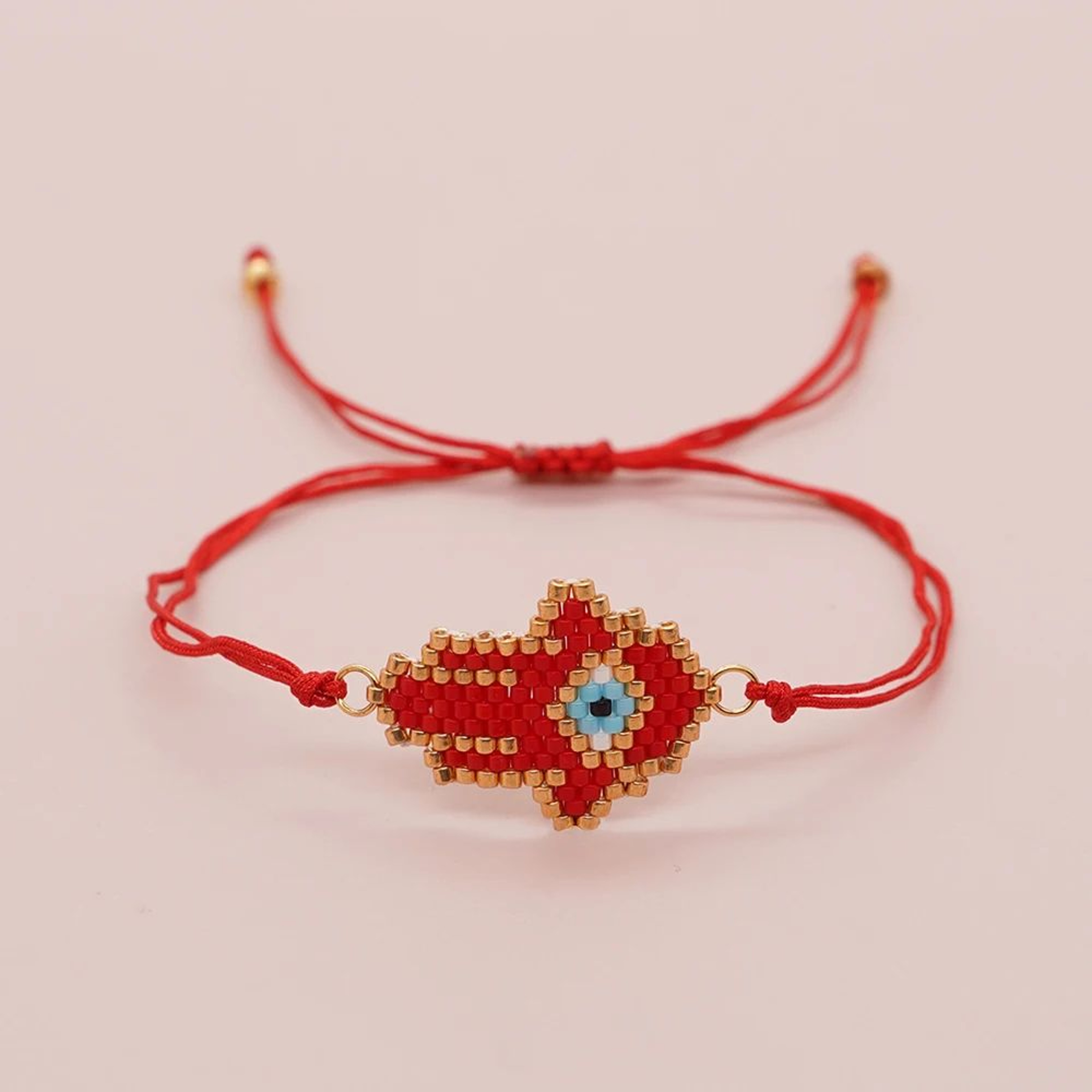 Go2boho Evil Eye Miyuki Beaded Bracelet  Handmade Braided Hamsa Hand Boho Friendship Jewelry For Wo 3