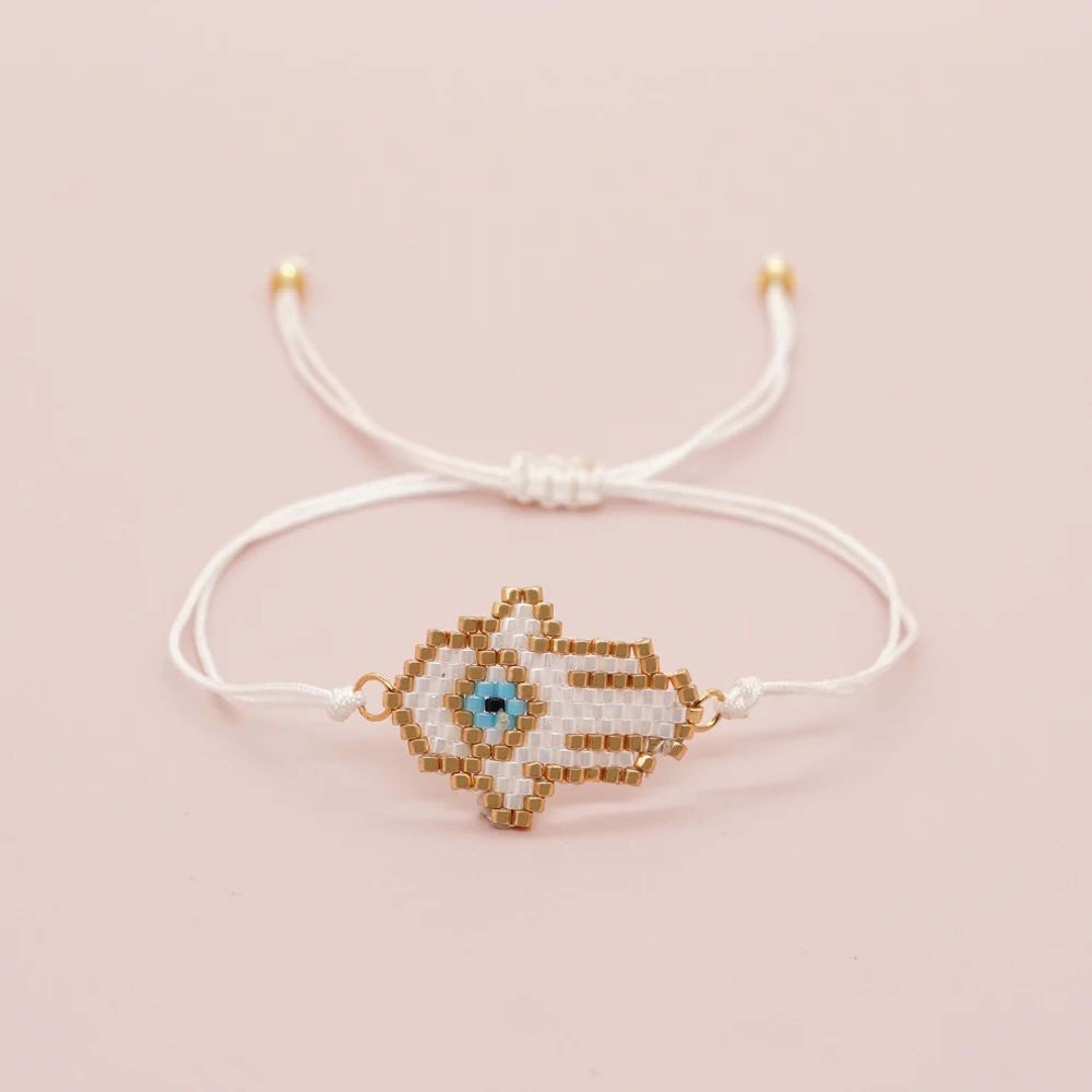 Go2boho Evil Eye Miyuki Beaded Bracelet  Handmade Braided Hamsa Hand Boho Friendship Jewelry For Wo 4