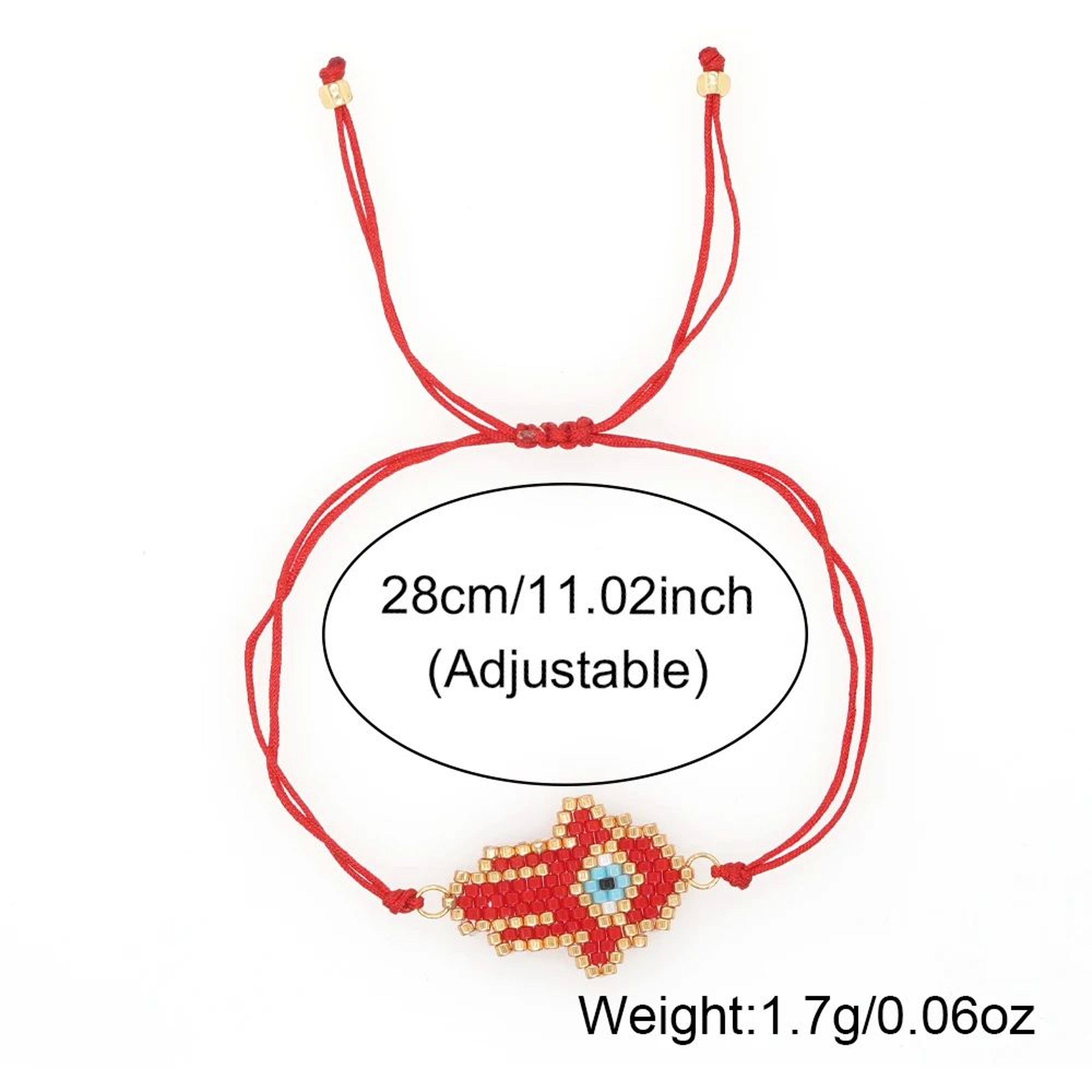 Go2boho Evil Eye Miyuki Beaded Bracelet  Handmade Braided Hamsa Hand Boho Friendship Jewelry For Wo 5