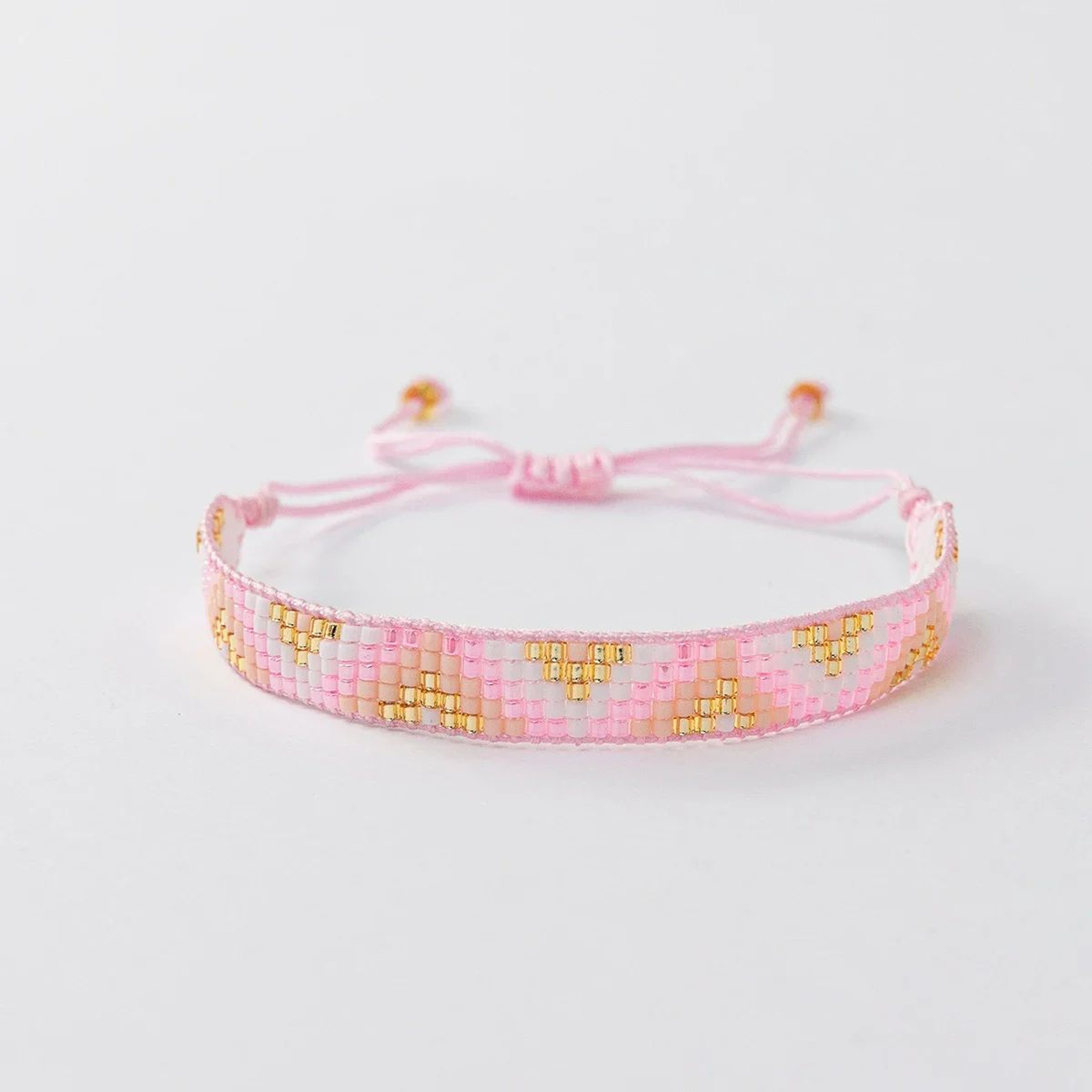 ALIYA Miyuki Seed Bead Bracelet  Adjustable Handmade Rope Chain Charm Bracelet For Women  Girls 6