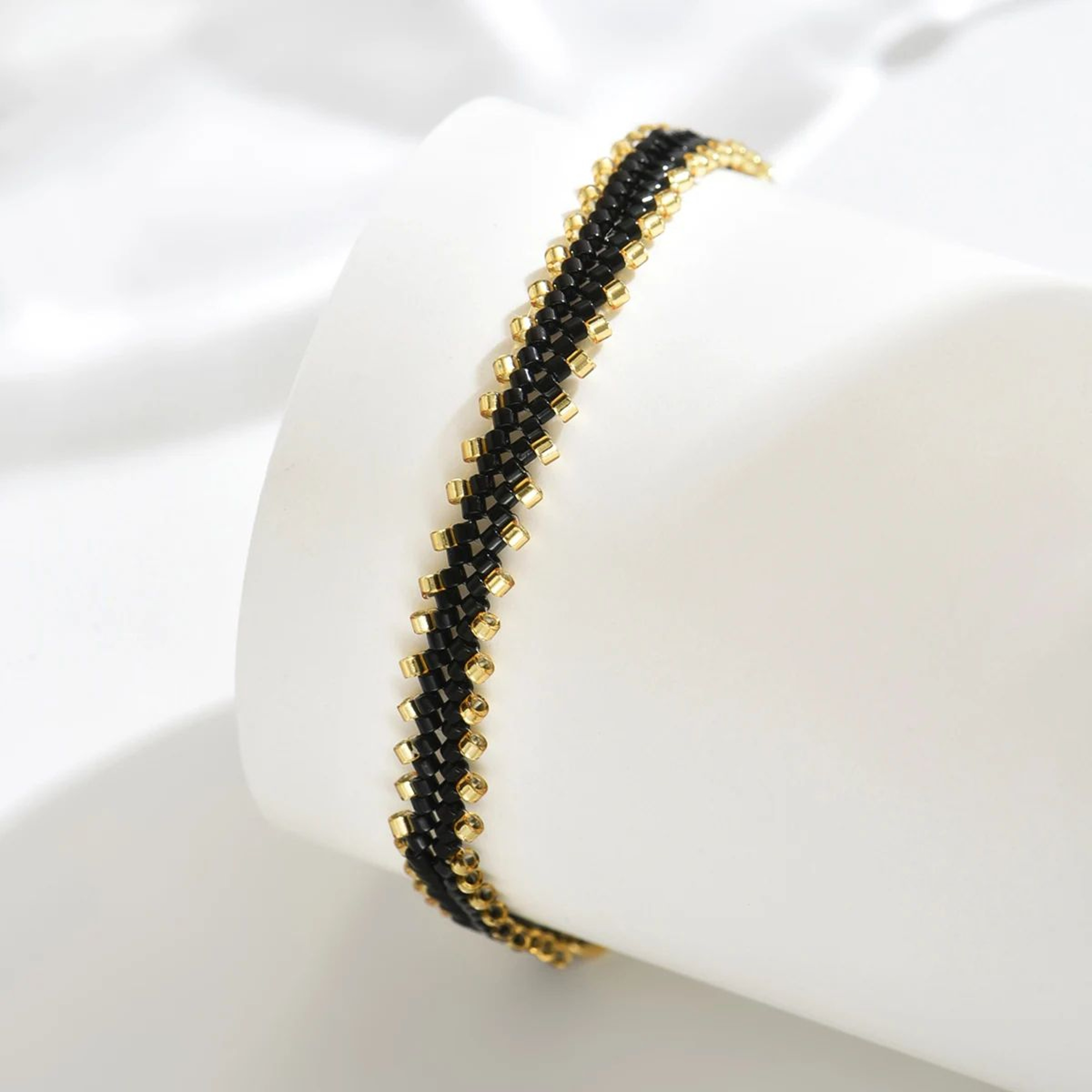 ZHONGVI Bohemian Braided Chain Bracelet  Stainless Steel Minimalist Bangle For Women Adjustable Eve 10