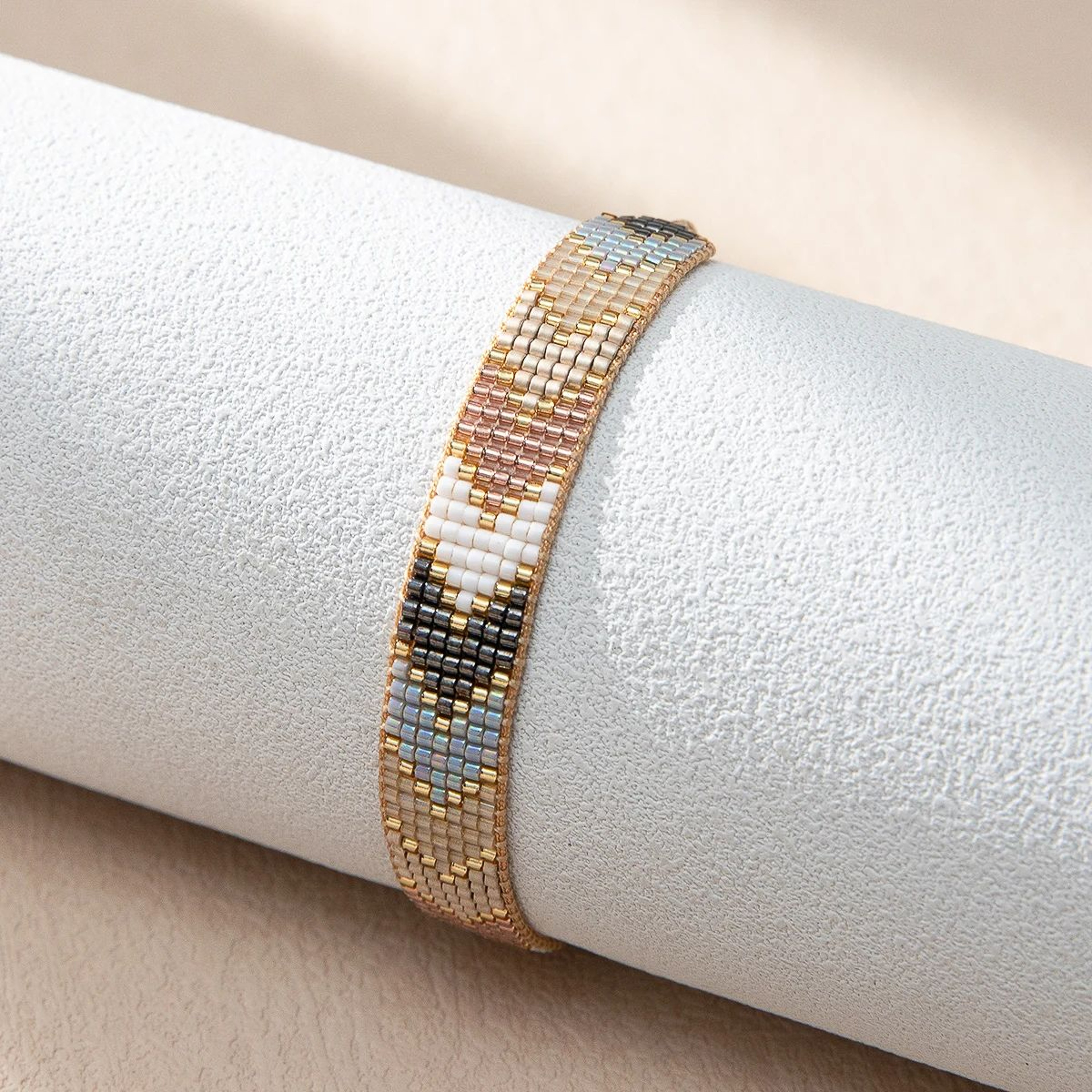 ZHONGVI Boho Miyuki Beaded Bracelet  Adjustable Rope Friendship Bracelet For Women  Men 1