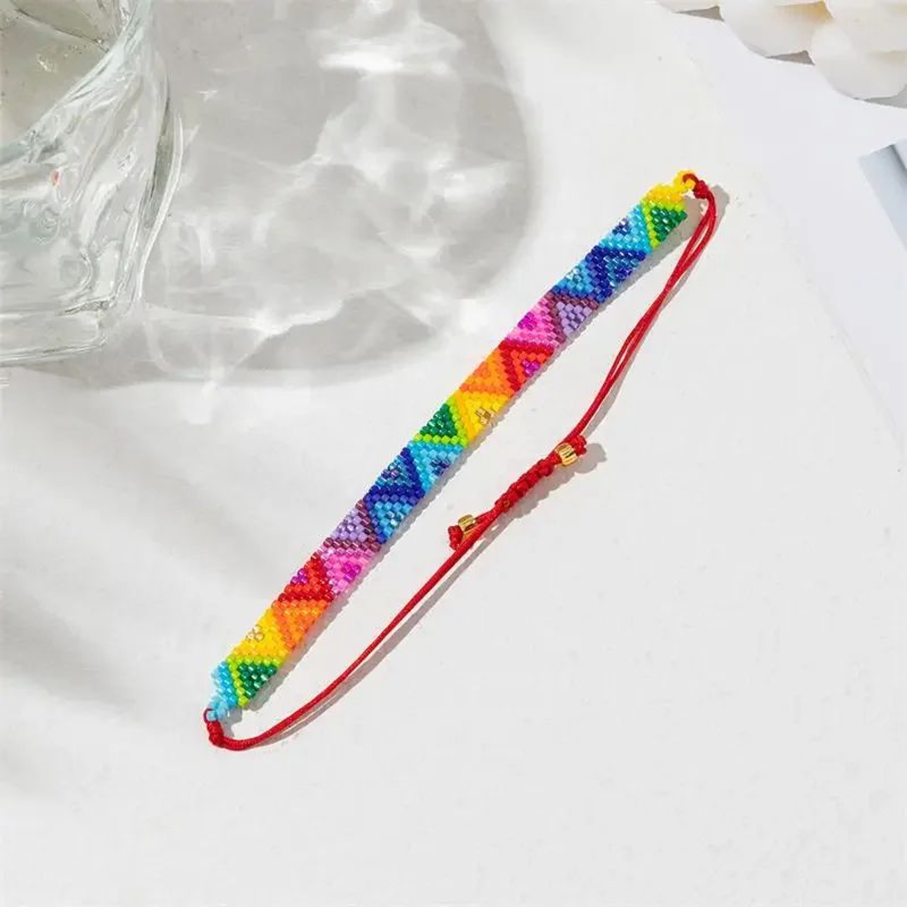 Miyuki Multicolor Beaded Bracelet  Handmade Boho Woven Waterproof Charm Bracelet For Women 1