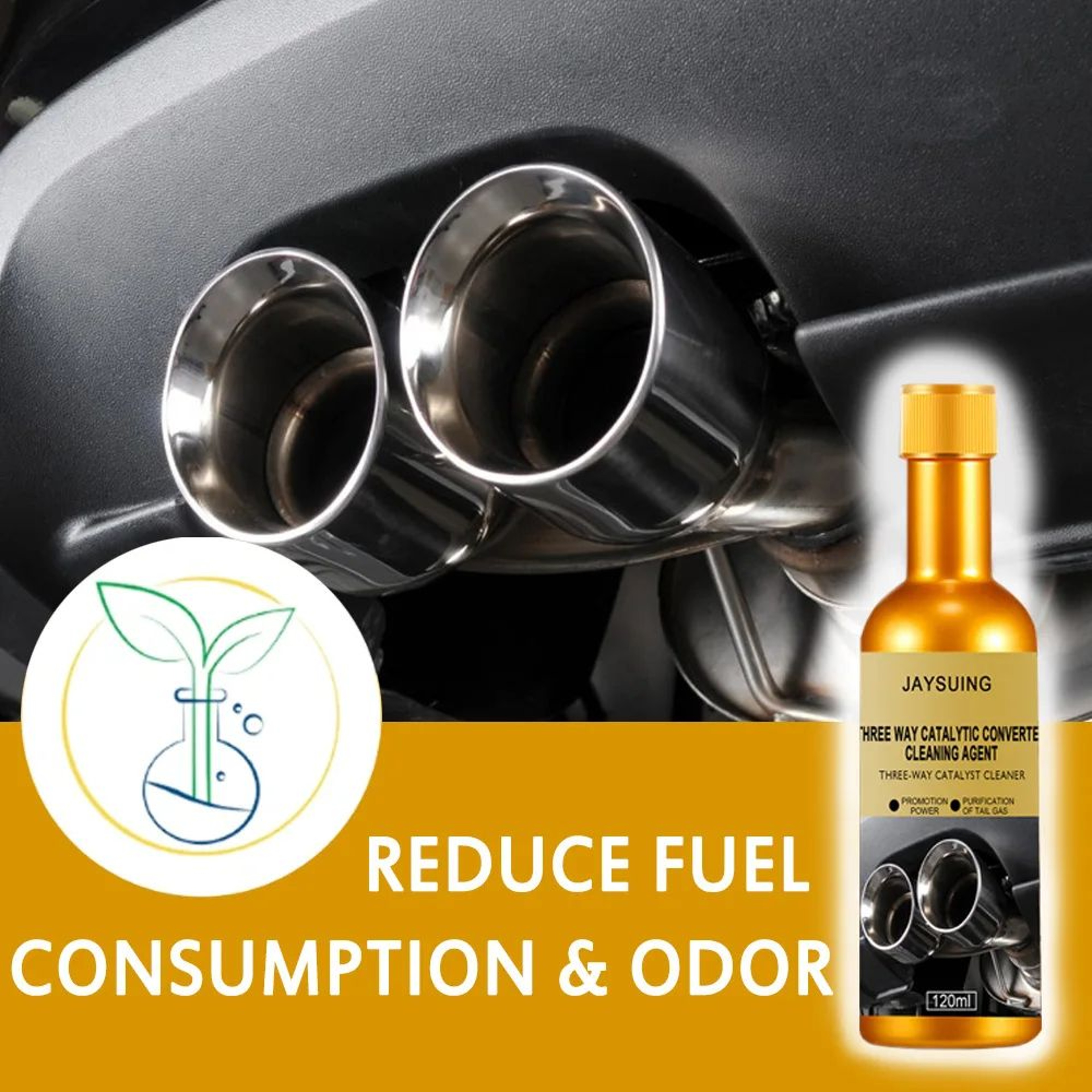 Catalytic Converter Cleaner Reduce Emissions Help Clear Check Engine Light Improve Performance  Fue