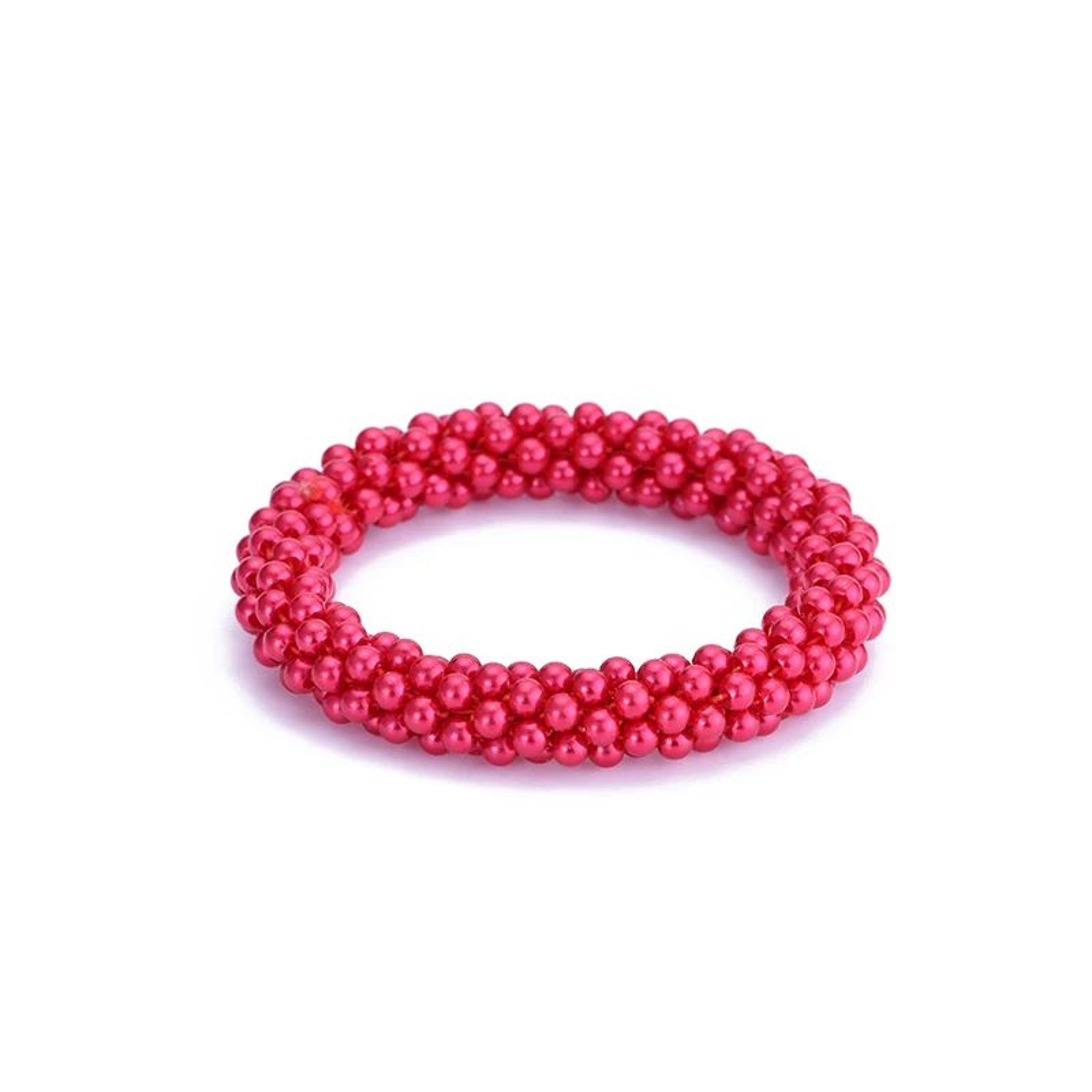 Bohemian Pearl Stretch Beaded Bracelet  Handmade Vintage Boho Elastic Bracelet For Women 4