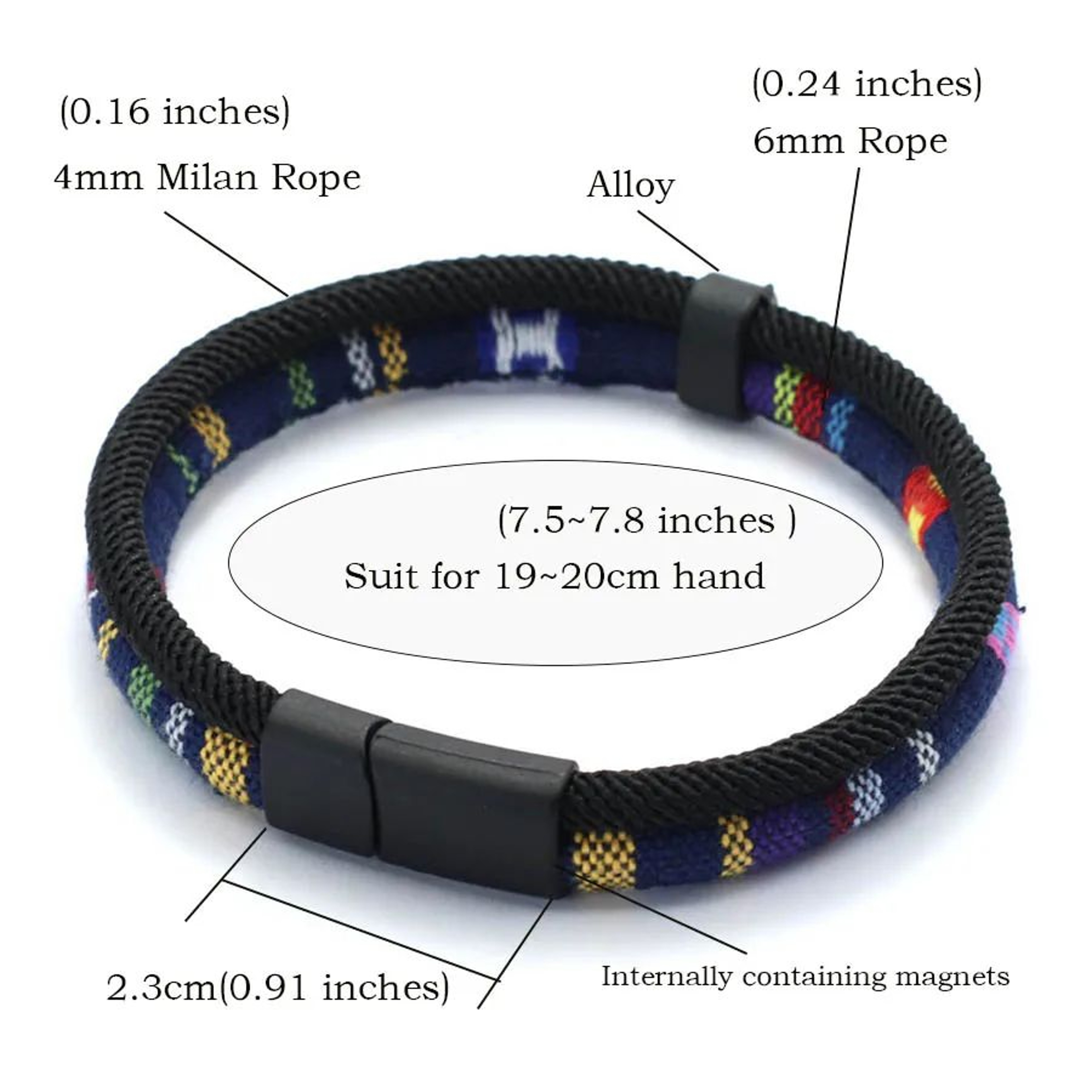Handmade Tibetan Rope Bracelet  Adjustable Ethnic Meditation Yoga Fabric Bracelet For Men 5