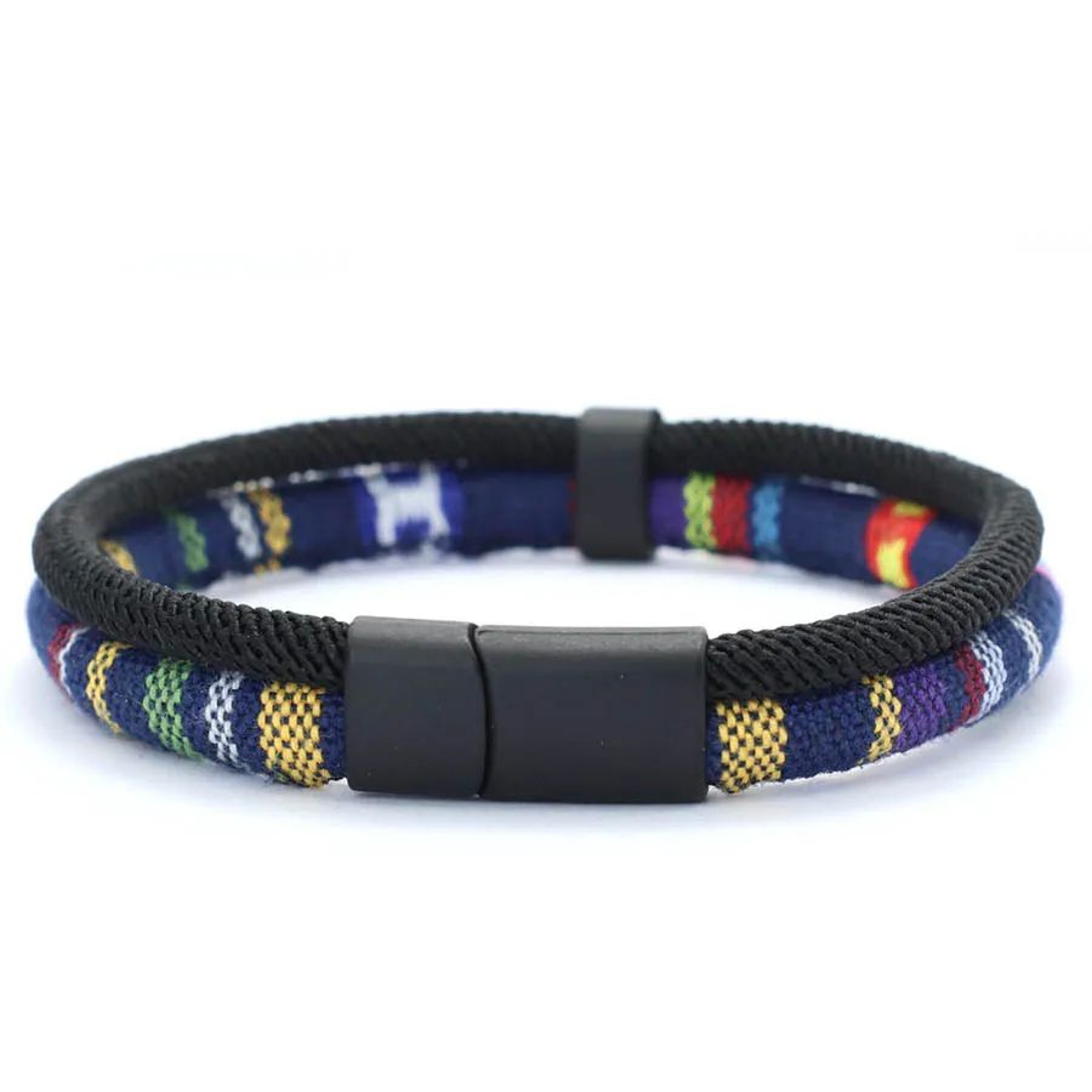 Handmade Tibetan Rope Bracelet  Adjustable Ethnic Meditation Yoga Fabric Bracelet For Men 6