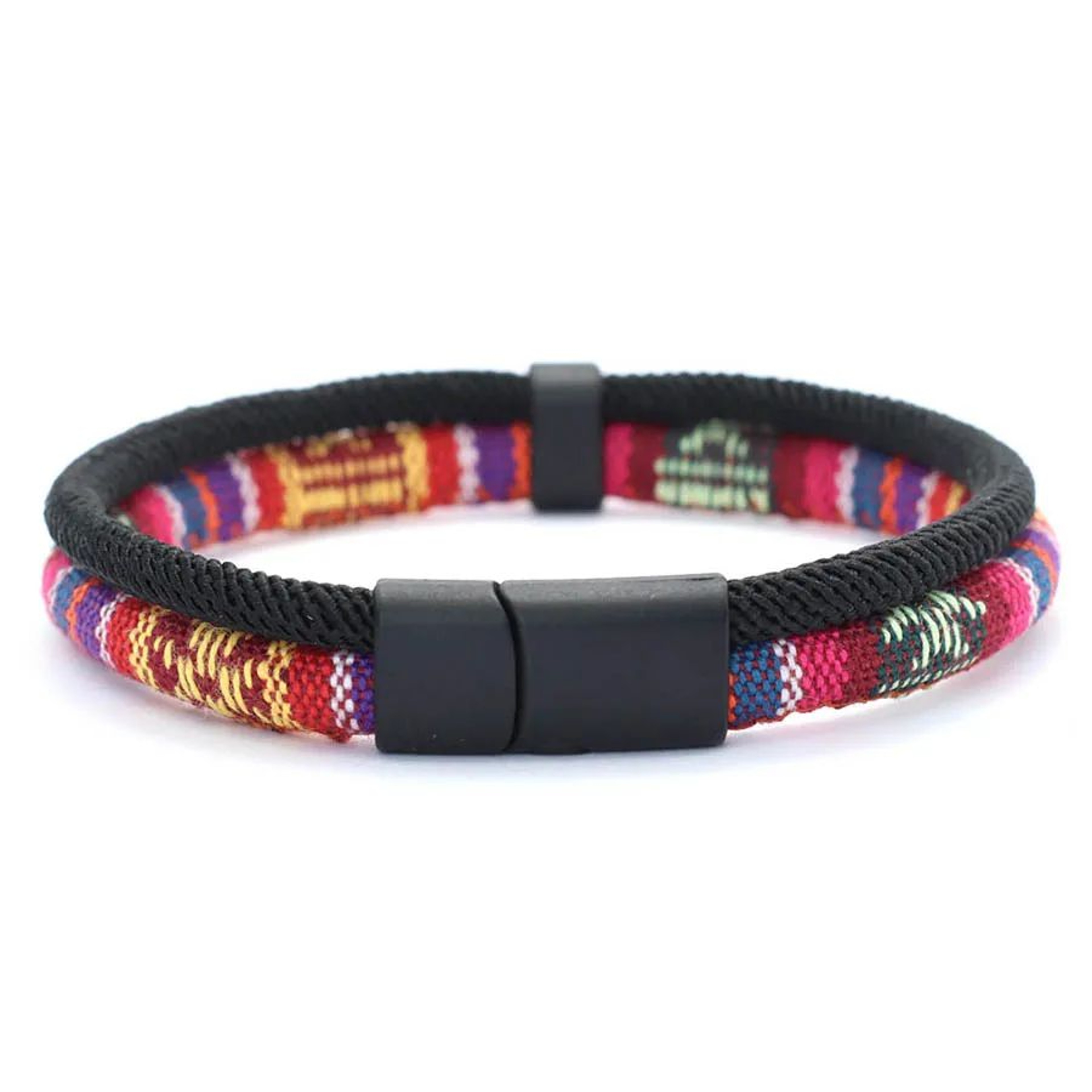 Handmade Tibetan Rope Bracelet  Adjustable Ethnic Meditation Yoga Fabric Bracelet For Men 10