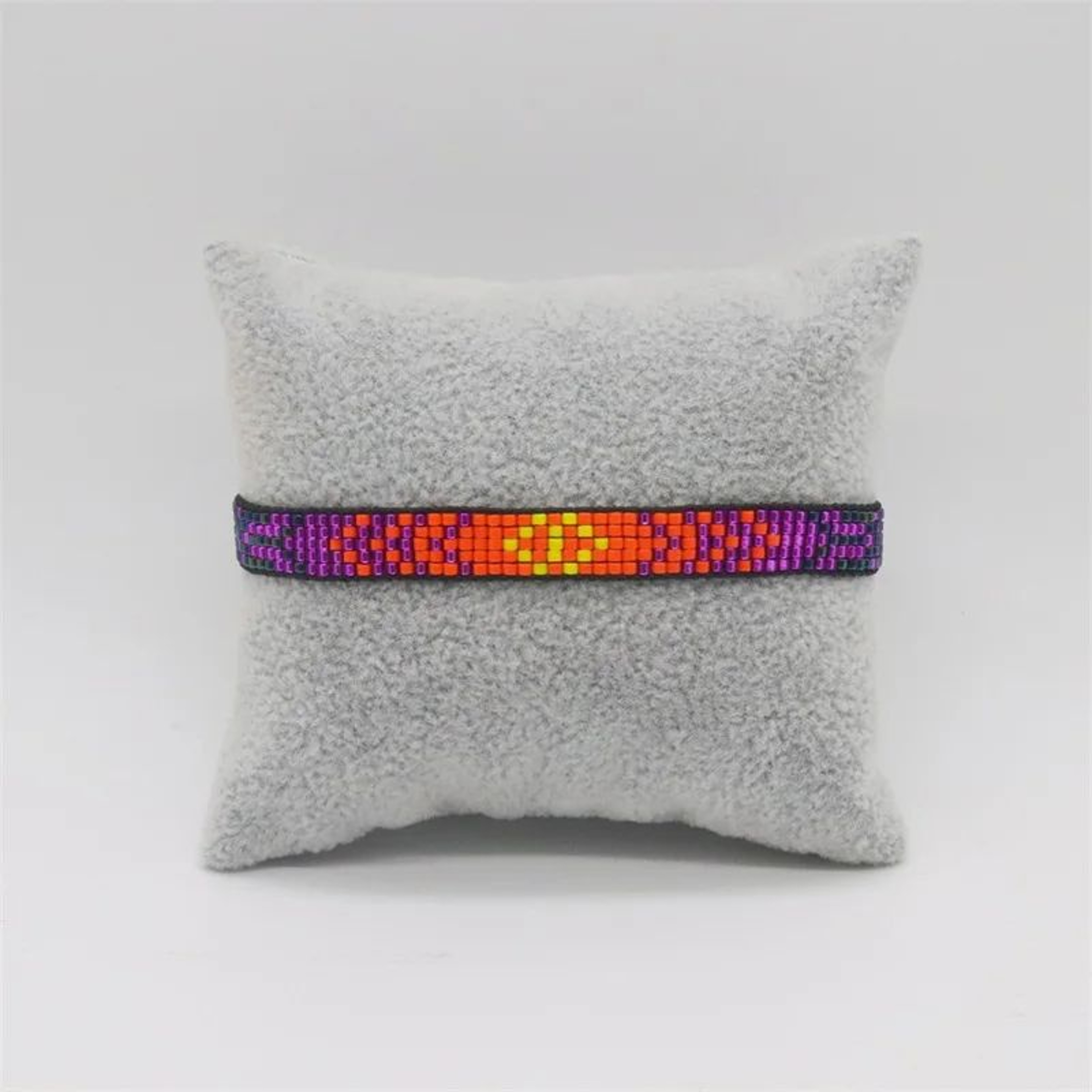 Handmade Miyuki Seed Bead Arrow Pattern Bracelet  Woven Boho Beaded Strand Bracelet For Women 16