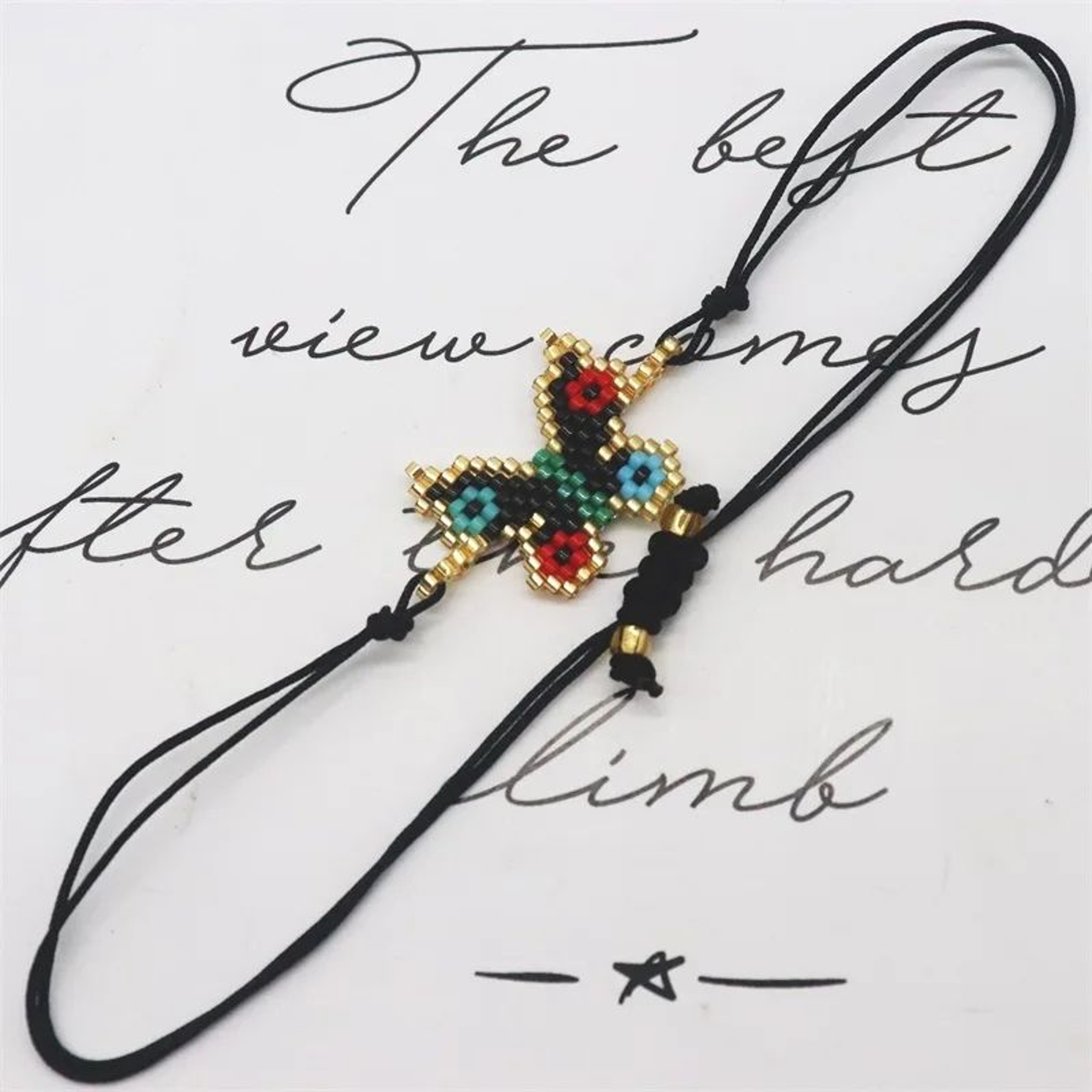 Handmade Miyuki Butterfly Beaded Bracelet  Adjustable Boho Friendship Bracelet For Women 4