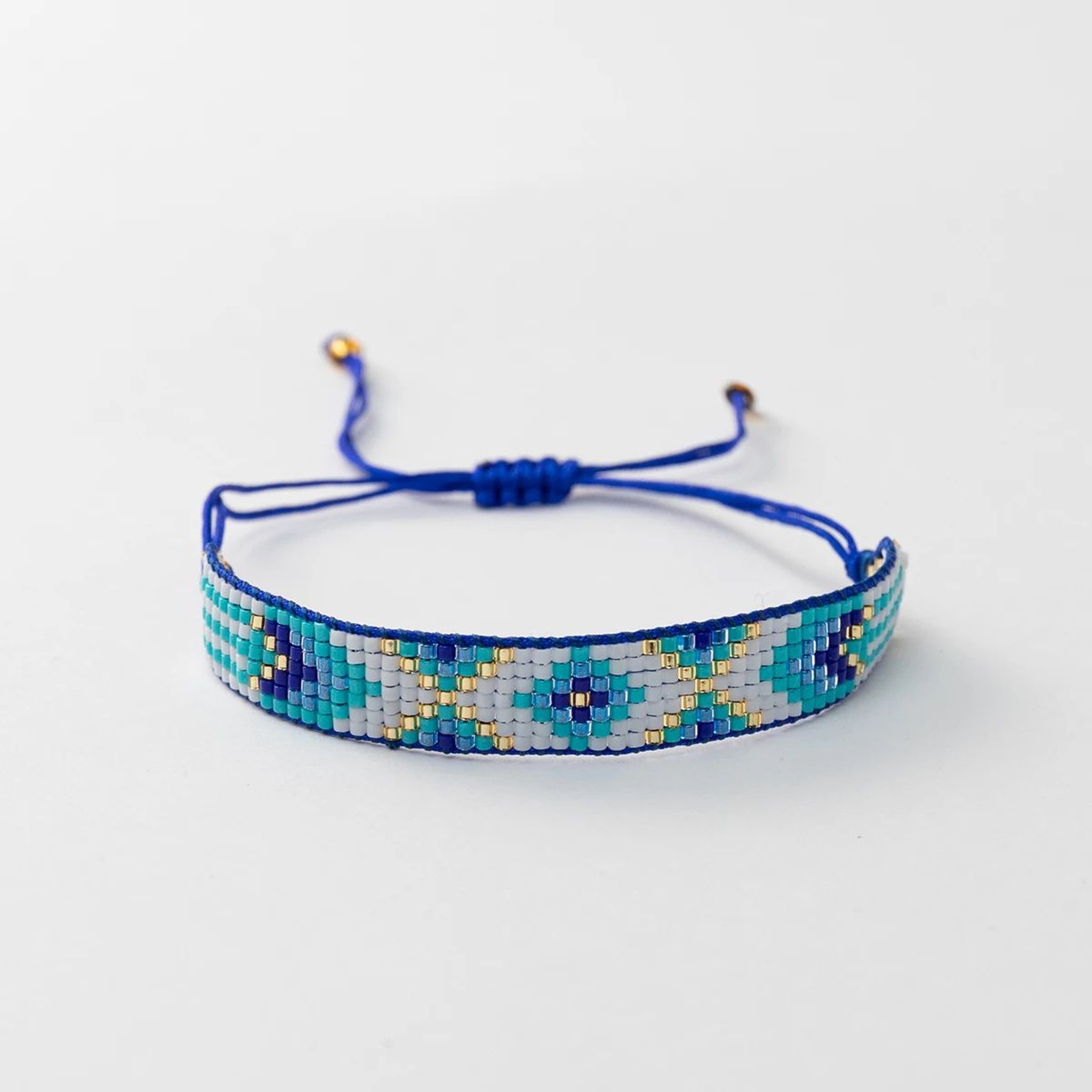 Handmade Miyuki Evil Eye Beaded Bracelet  Woven Adjustable Cuff Bracelet For Women 6