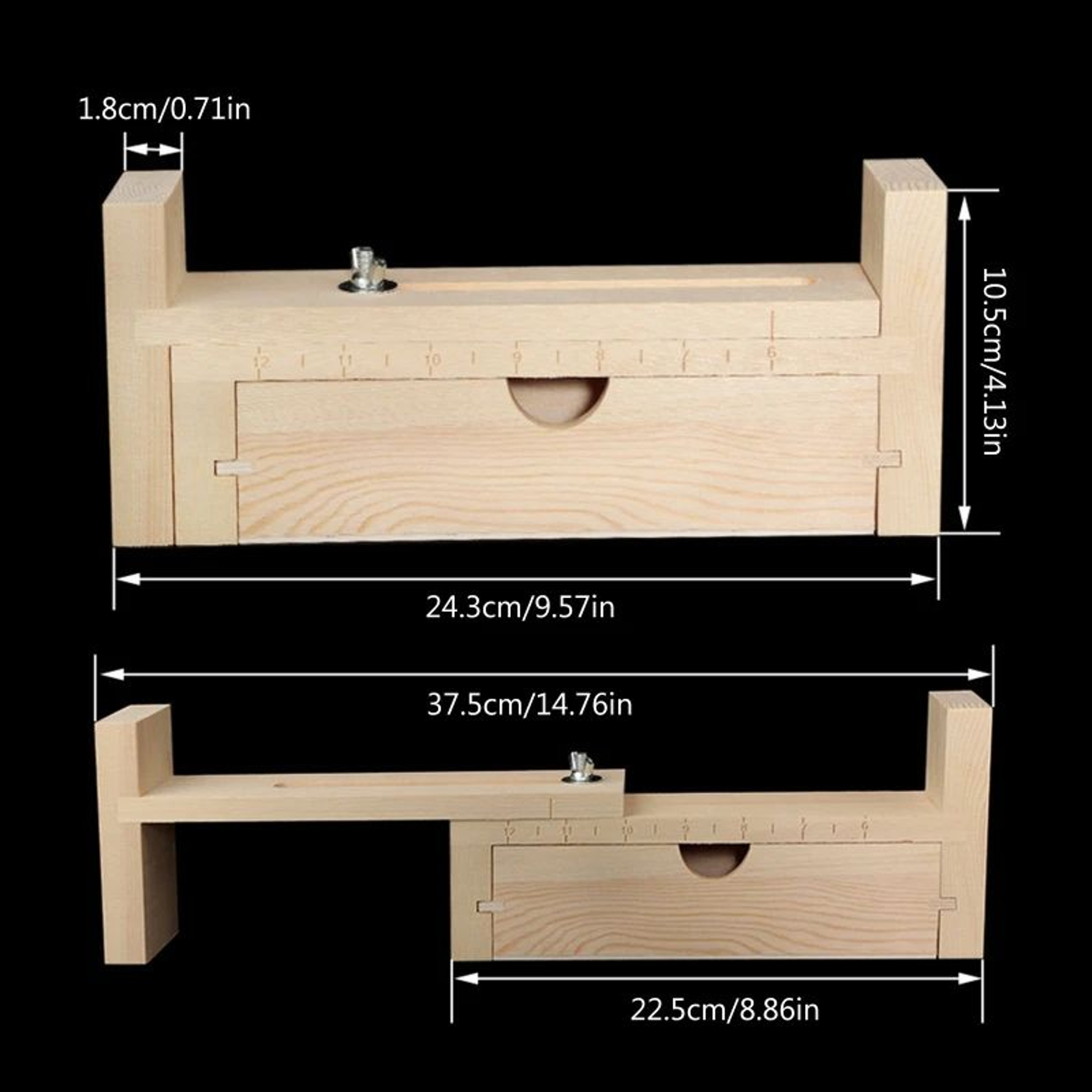 Wooden UShape Bracelet Maker Jig  DIY Braiding Holder Frame Craft Tool Kit For Friendship Bracelets 5