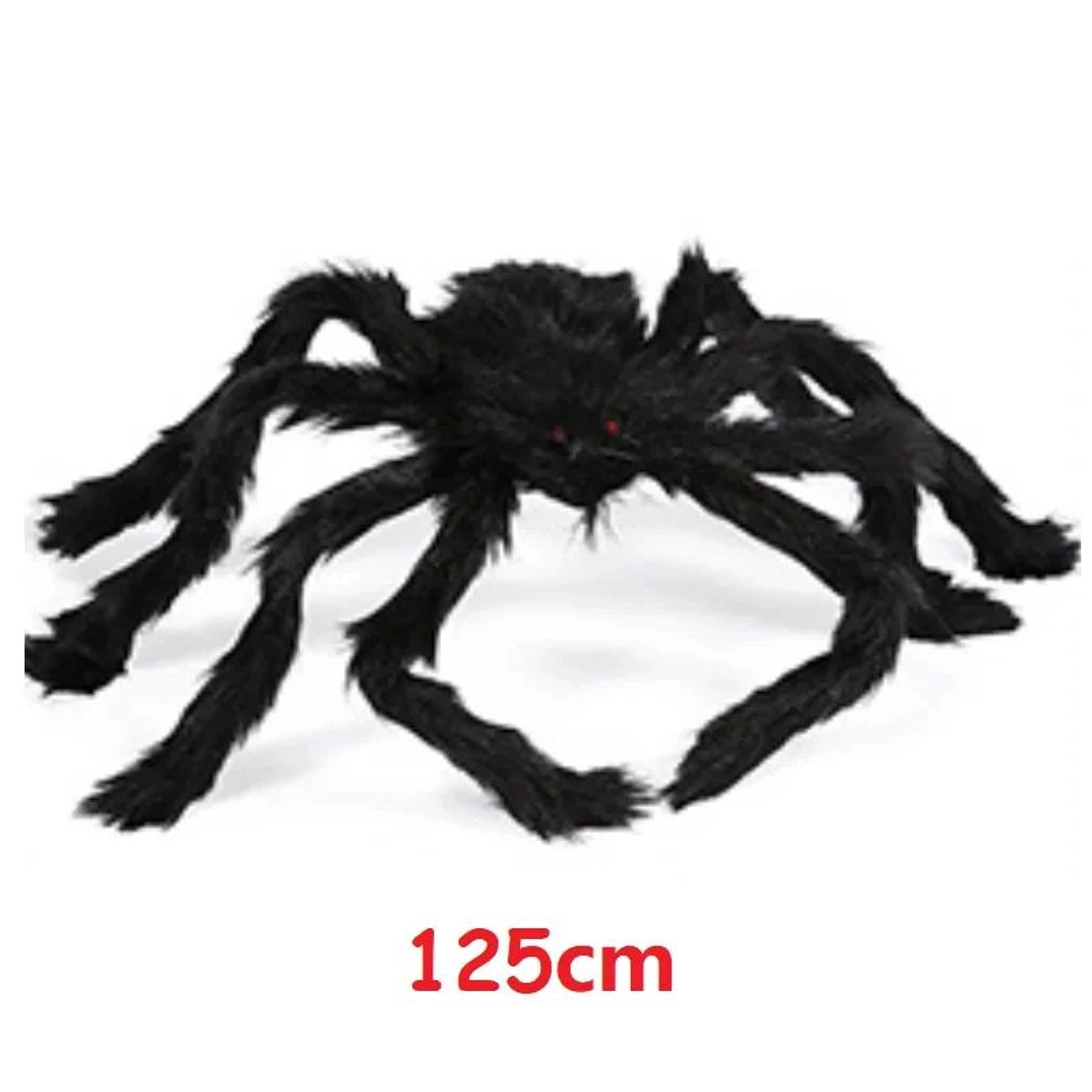 Halloween Giant Plush Spider Decoration  Bendable Scary Spider Prop For Haunted House Home  Outdoor 10