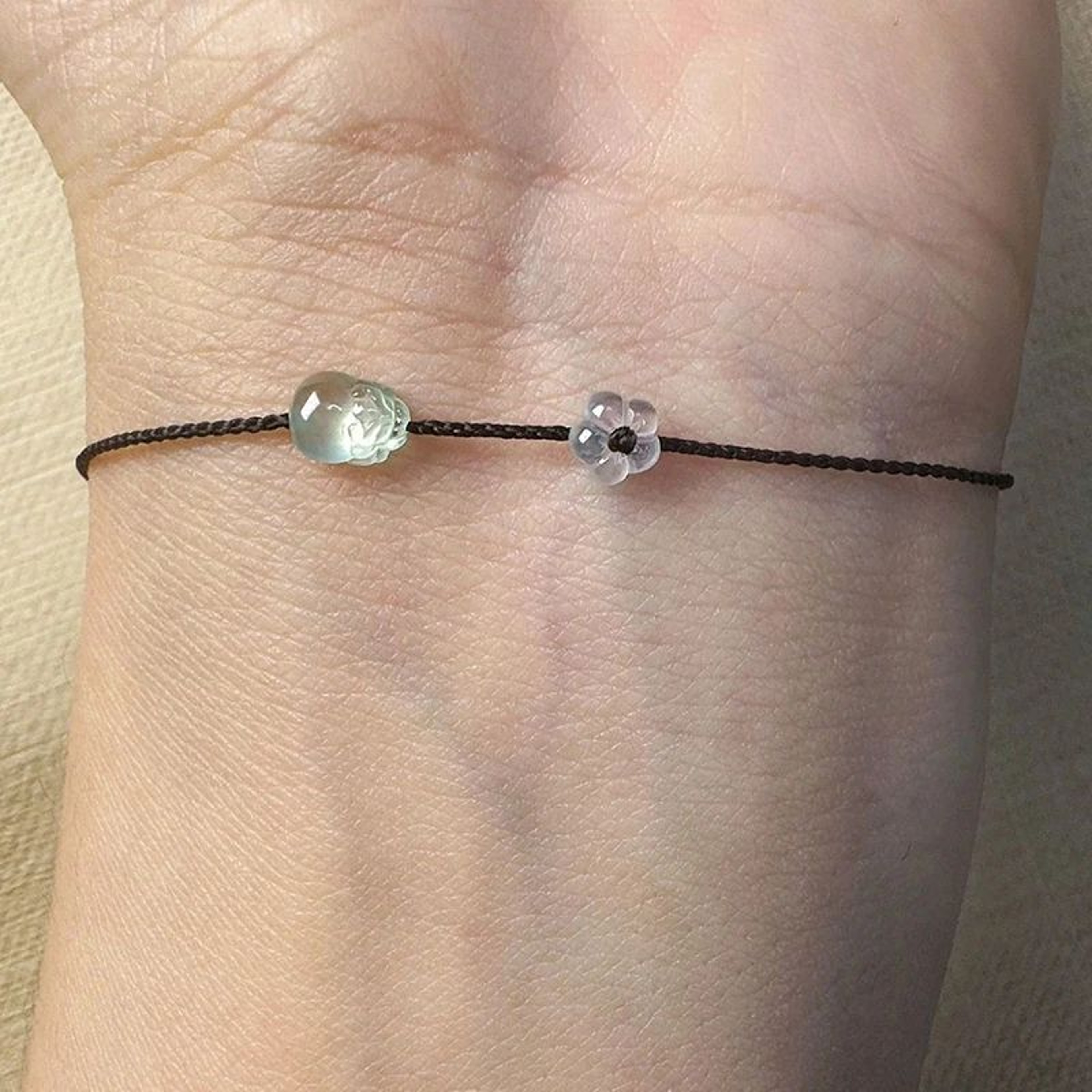 Handmade Jade Big Belly Buddha Braided Bracelet  Adjustable Lucky Cord Bracelet Natural Jewelry Gif 7
