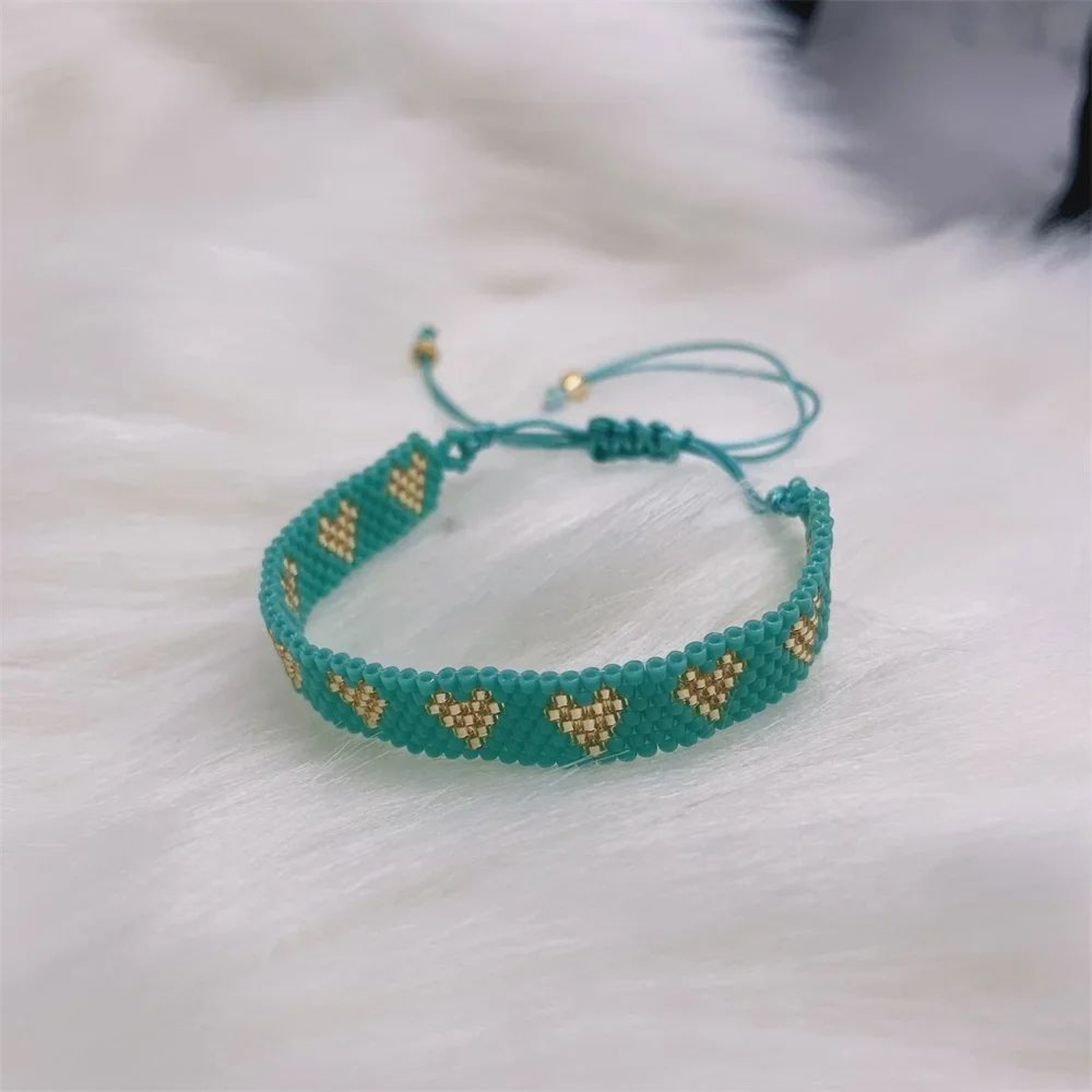 Handmade Miyuki Heart Beaded Bracelet  Boho Friendship Bracelet For Women Couples  Fashion Jewelry  13
