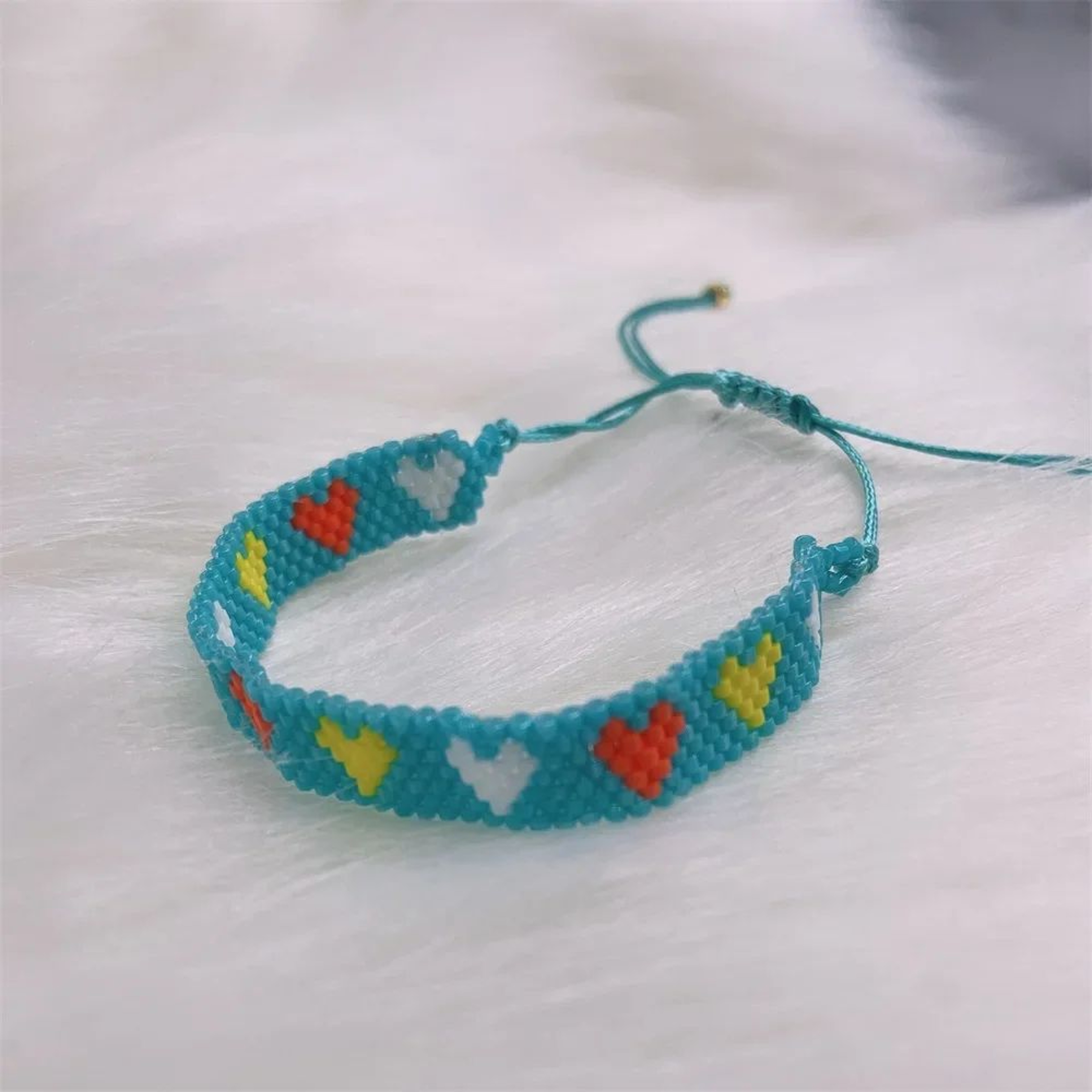 Handmade Miyuki Heart Beaded Bracelet  Boho Friendship Bracelet For Women Couples  Fashion Jewelry  16