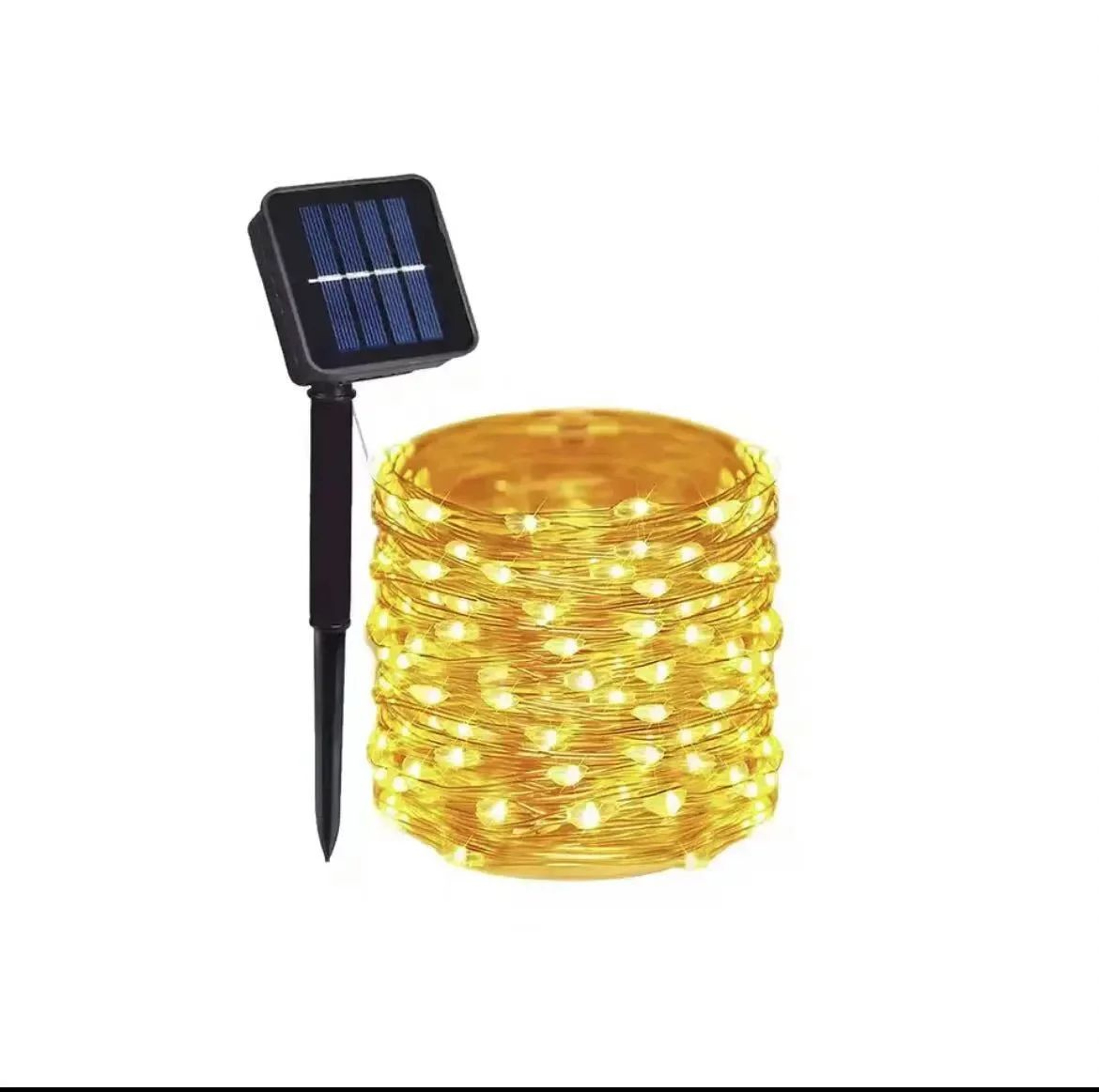 Solar LED Fairy String Lights  Waterproof Copper Wire Outdoor Christmas Garden Lights With 8 Lighti 6
