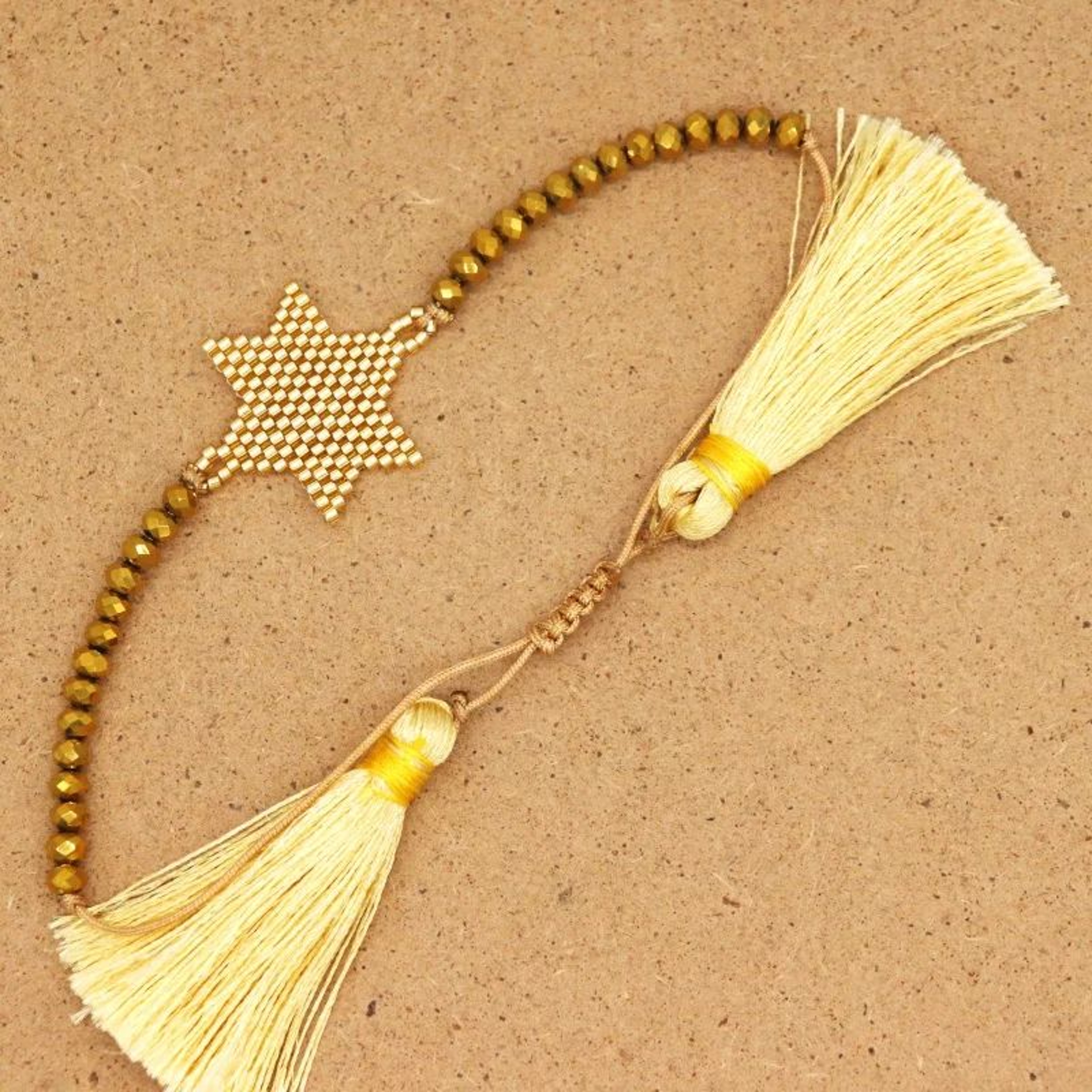 Miyuki Beaded Star Bracelet  Boho Woven Tassel Cuff Bracelet For Women Ethnic Jewelry Gift 16