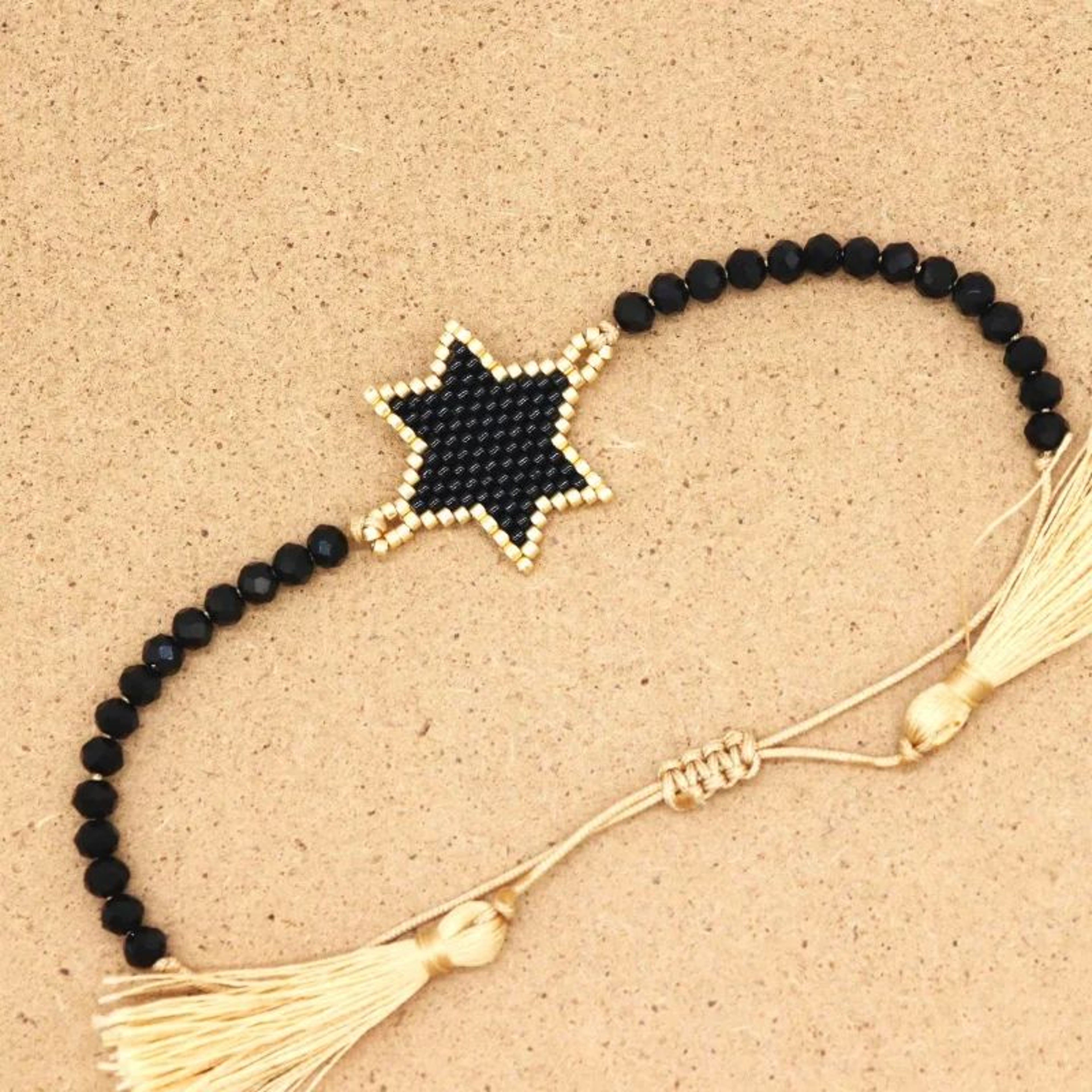 Miyuki Beaded Star Bracelet  Boho Woven Tassel Cuff Bracelet For Women Ethnic Jewelry Gift 17