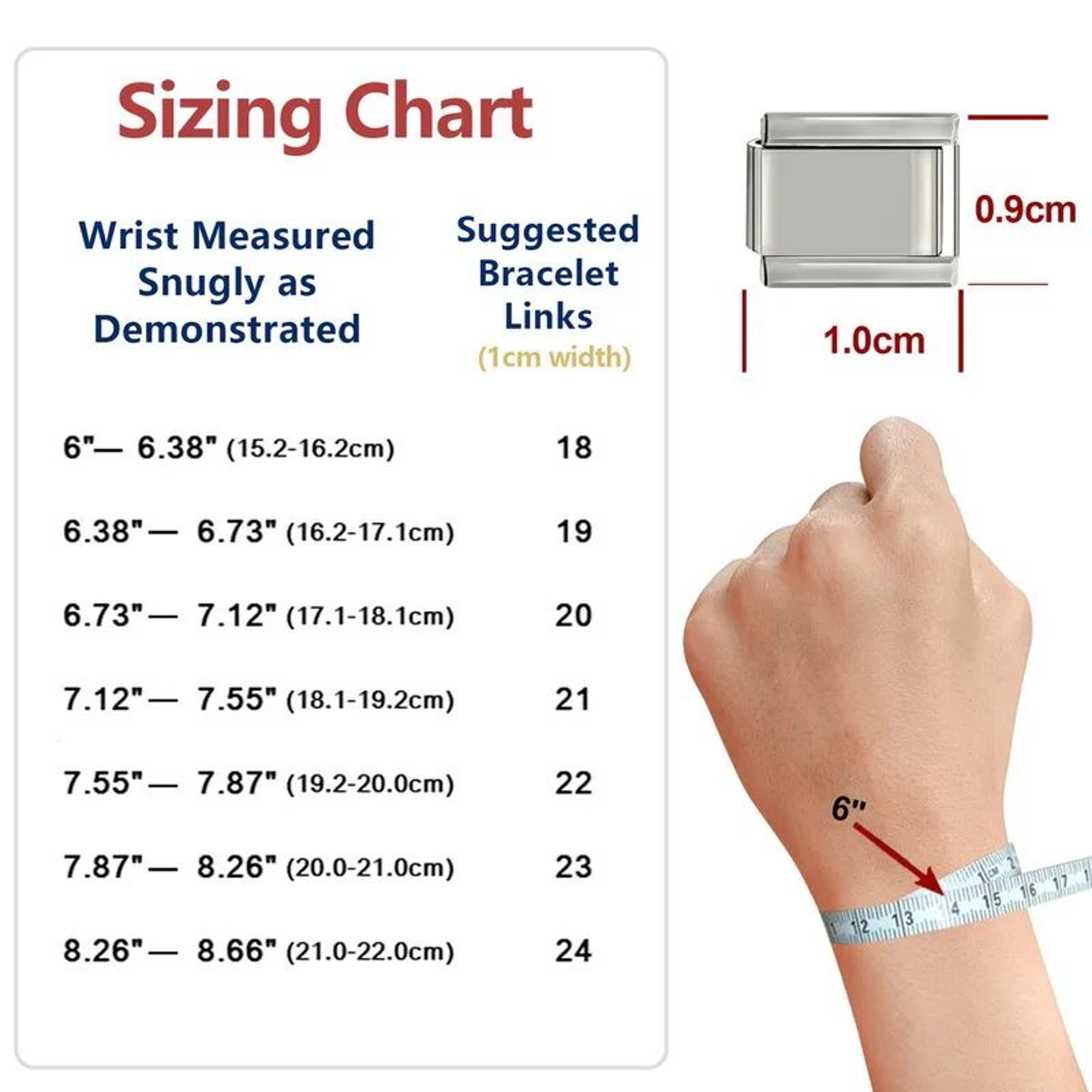 Stainless Steel Italian Link Charm Bracelet  9 Mm Elastic Star  Cross DIY Bracelet For Women  Men 5