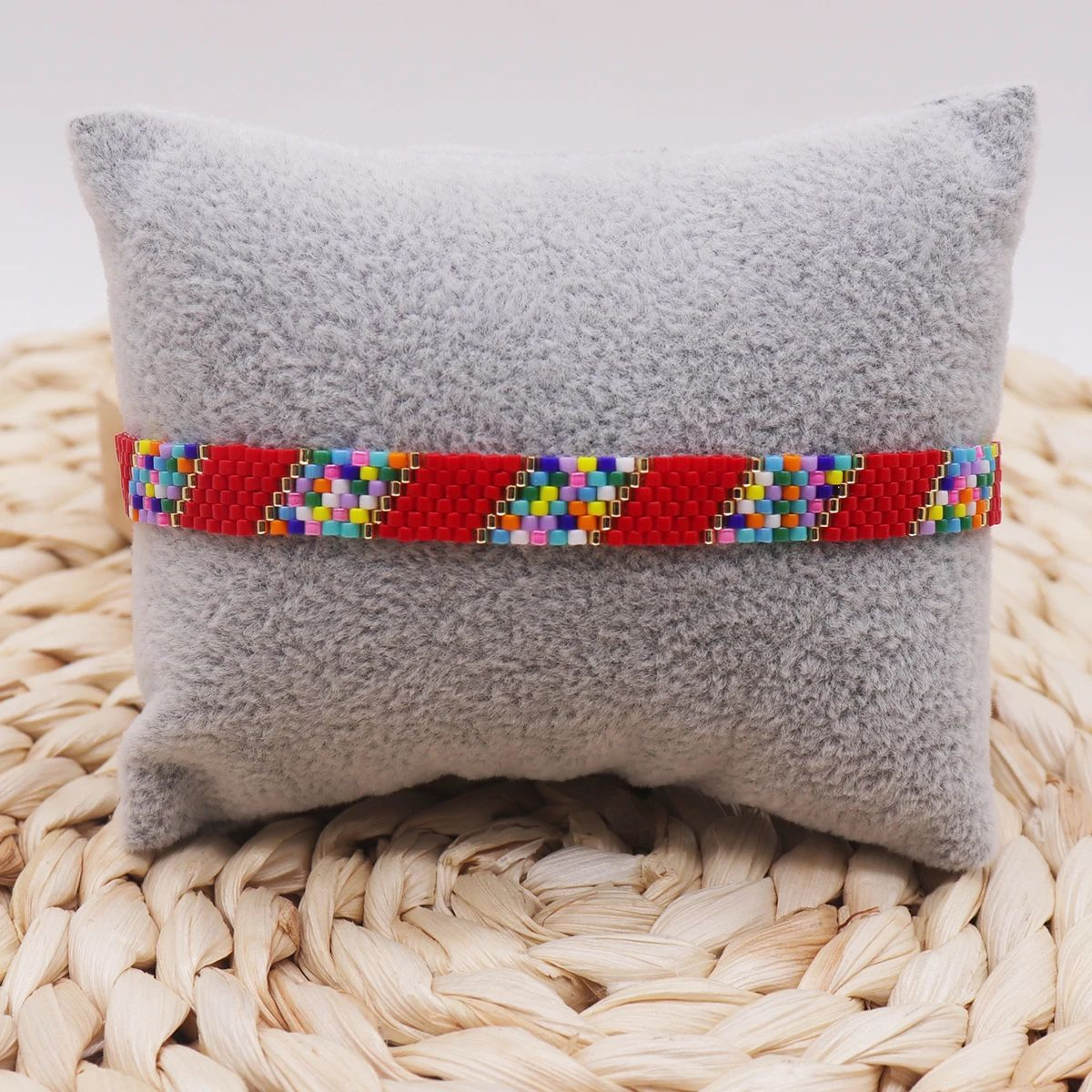 Handmade Miyuki Beaded Bracelet  Leaves  Skull Pattern Woven Boho Bracelet For Women 12