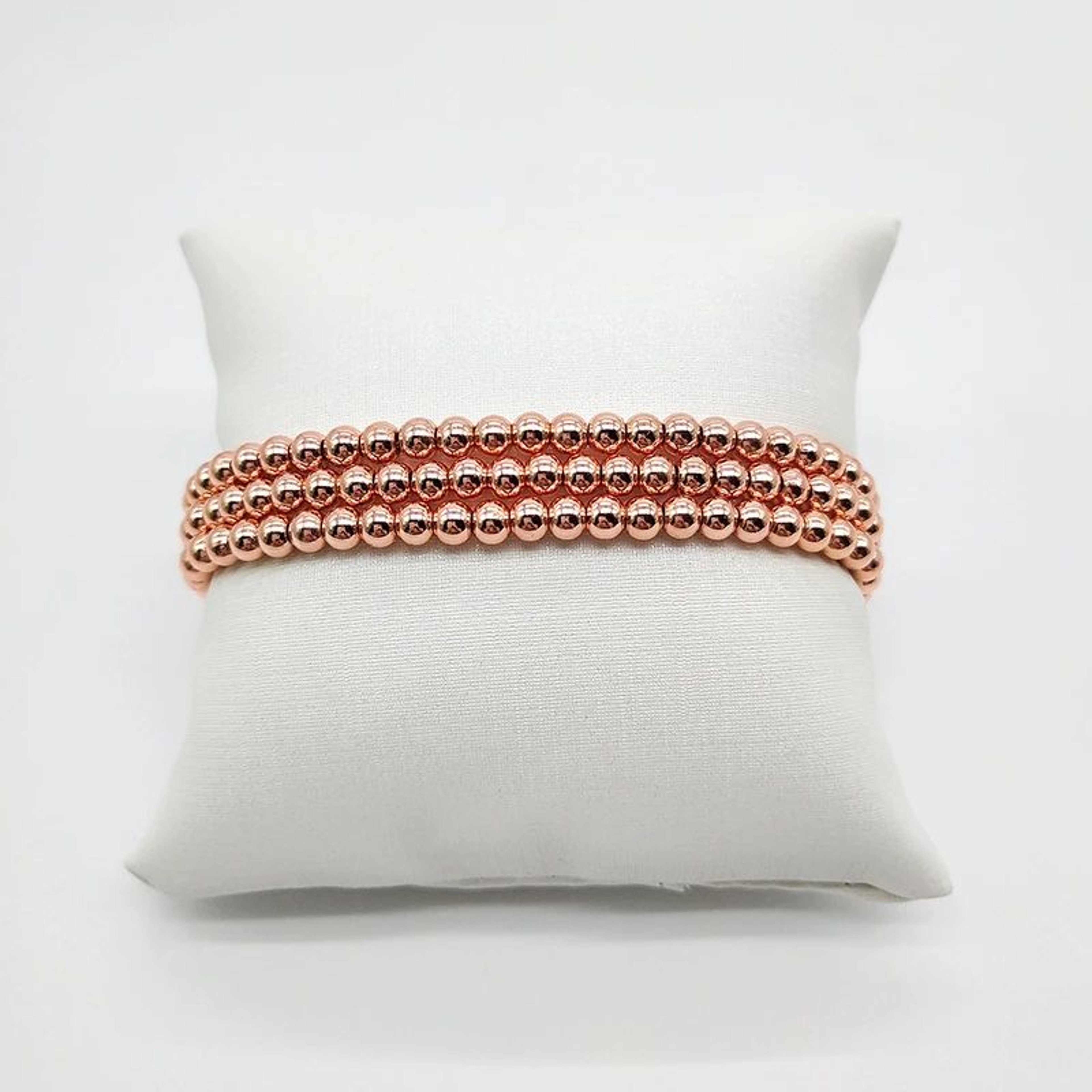 Handmade MIYUKI Star Bracelet  Rose Gold Copper Beaded Bracelet For Women 9