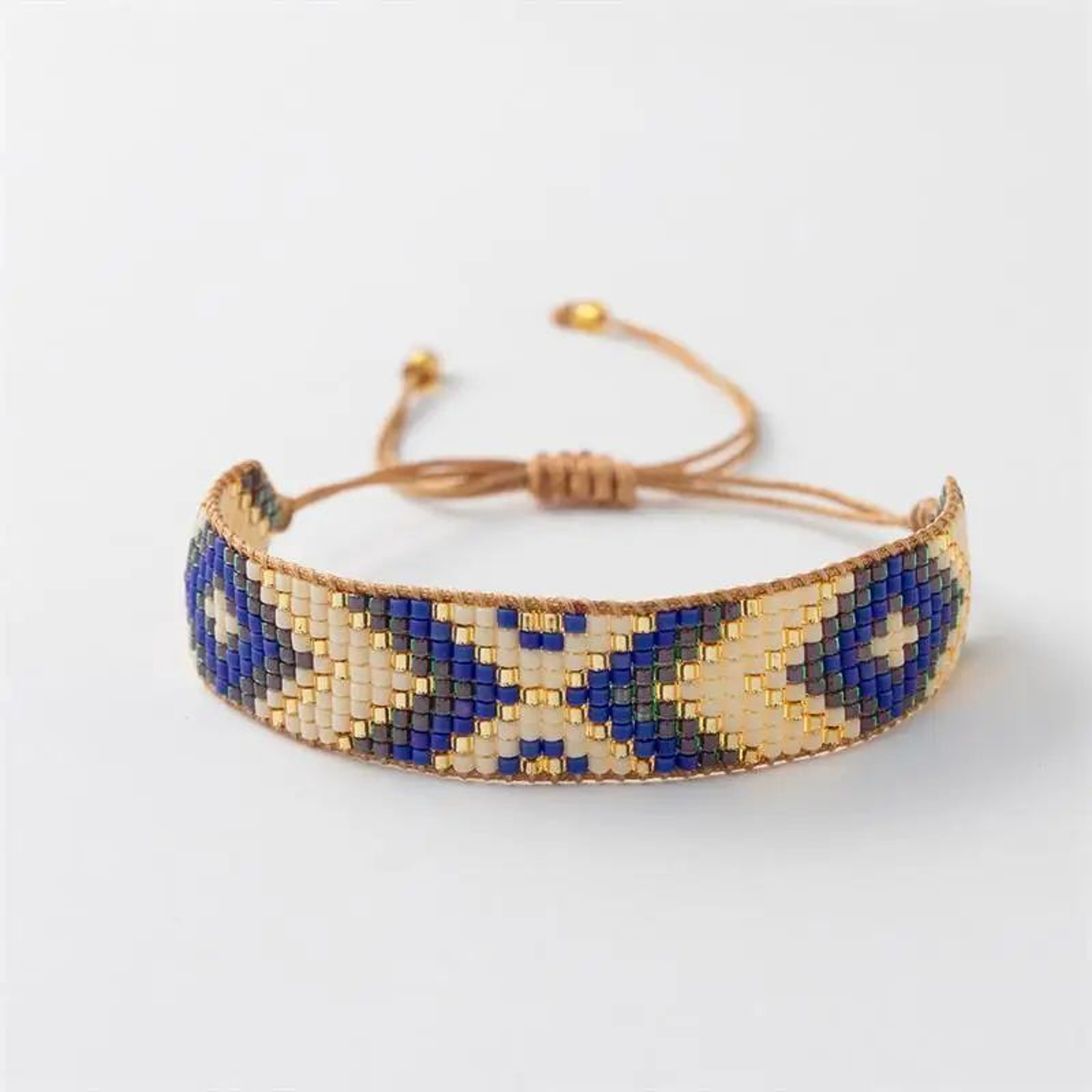 MIYUKI Geometric Beaded Bracelet  Handmade Boho Woven Fashion Bracelet For Women 4