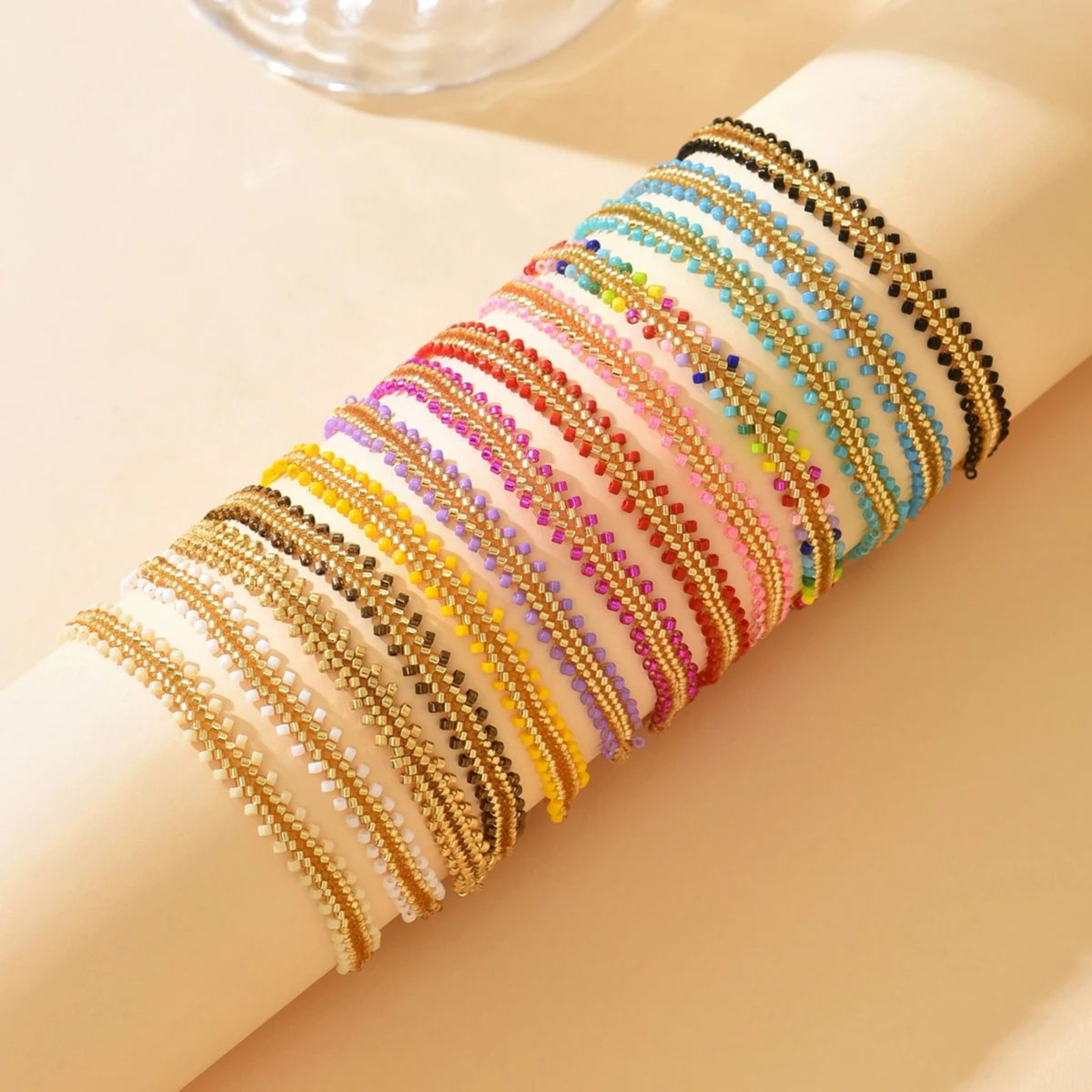Miyuki Multicolor Beaded Braided Bracelet  Handmade Friendship Bracelet For Women Daily Wear Jewelr 2