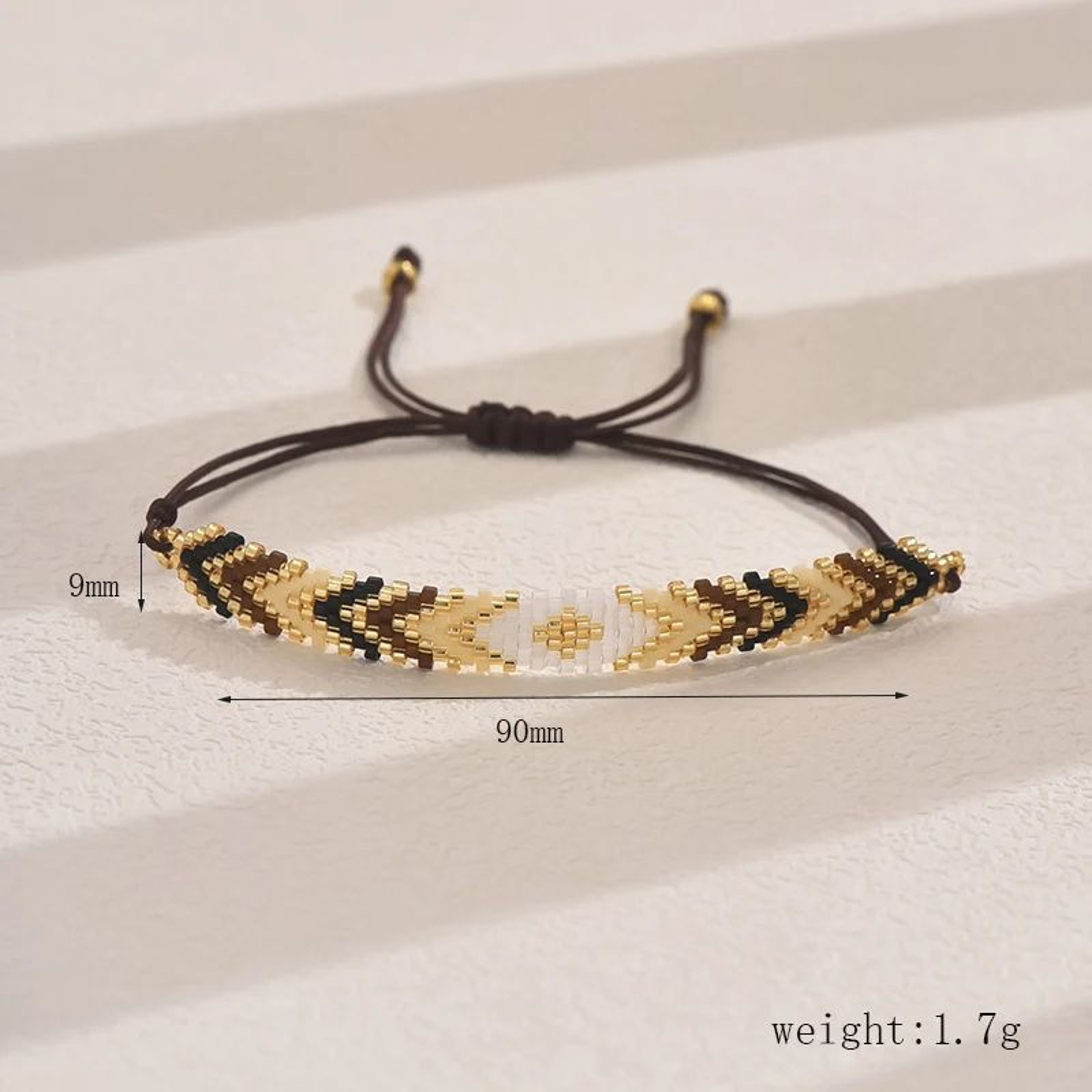 Boho Ethnic Woven Miyuki Bead Bracelet  Handmade Multicolor Rope Friendship Bracelet For Women 4