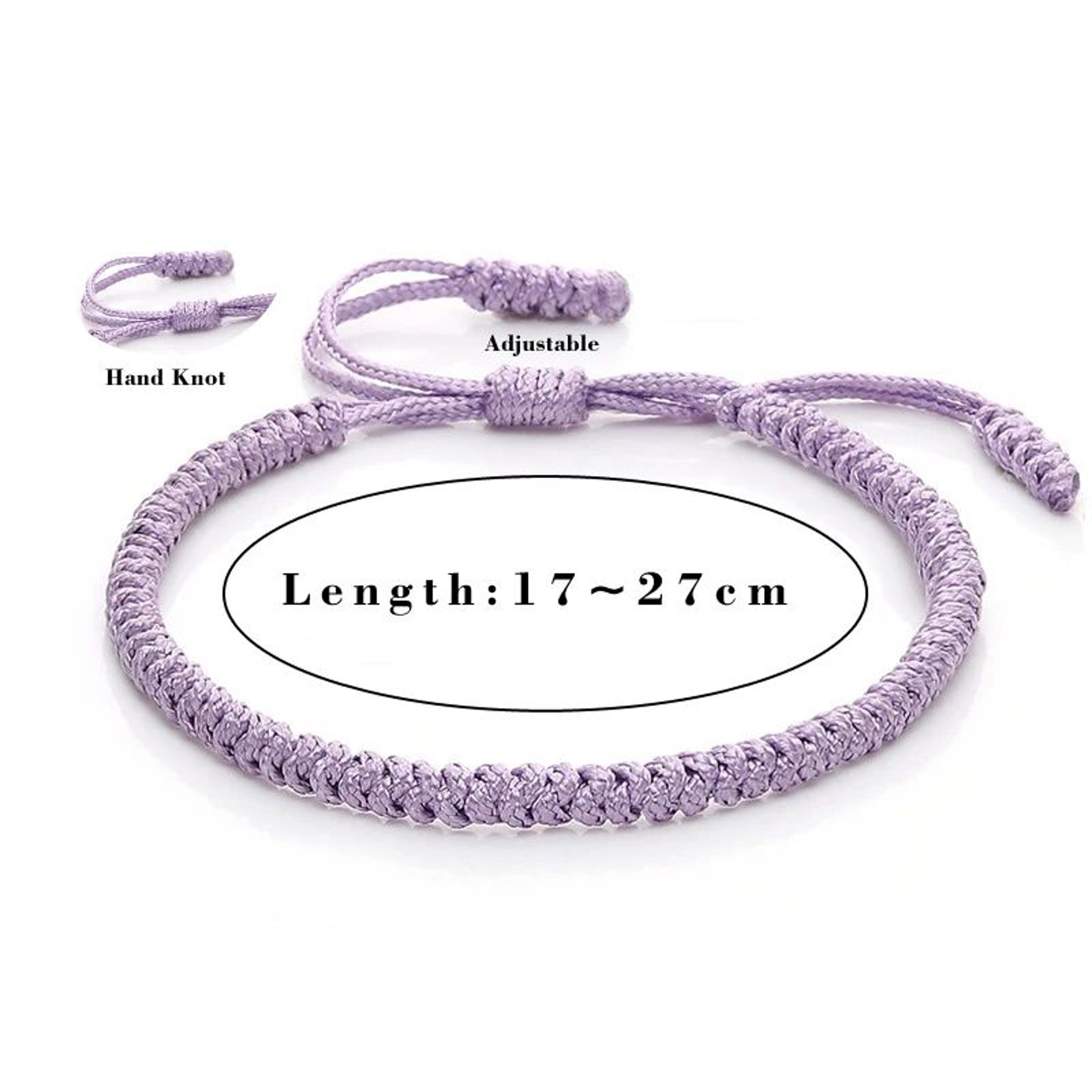 Lucky Red Rope Braided Bracelet  Handwoven Adjustable Friendship Charm Bracelet For Women  Men 5
