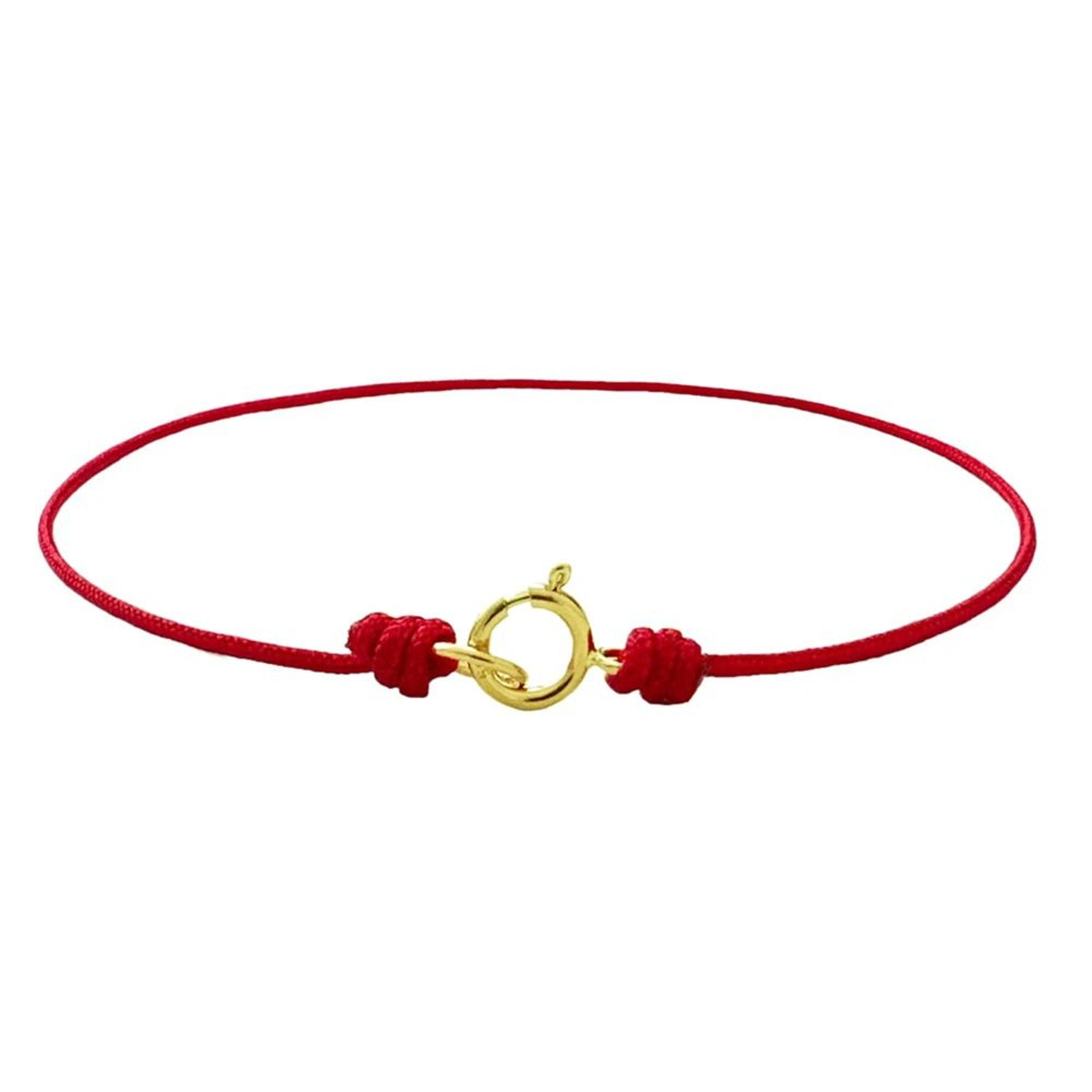 Extra Thin Red String Bracelet  Adjustable Kabbalah Protection Cord With GoldPlated Clasp For Women 6