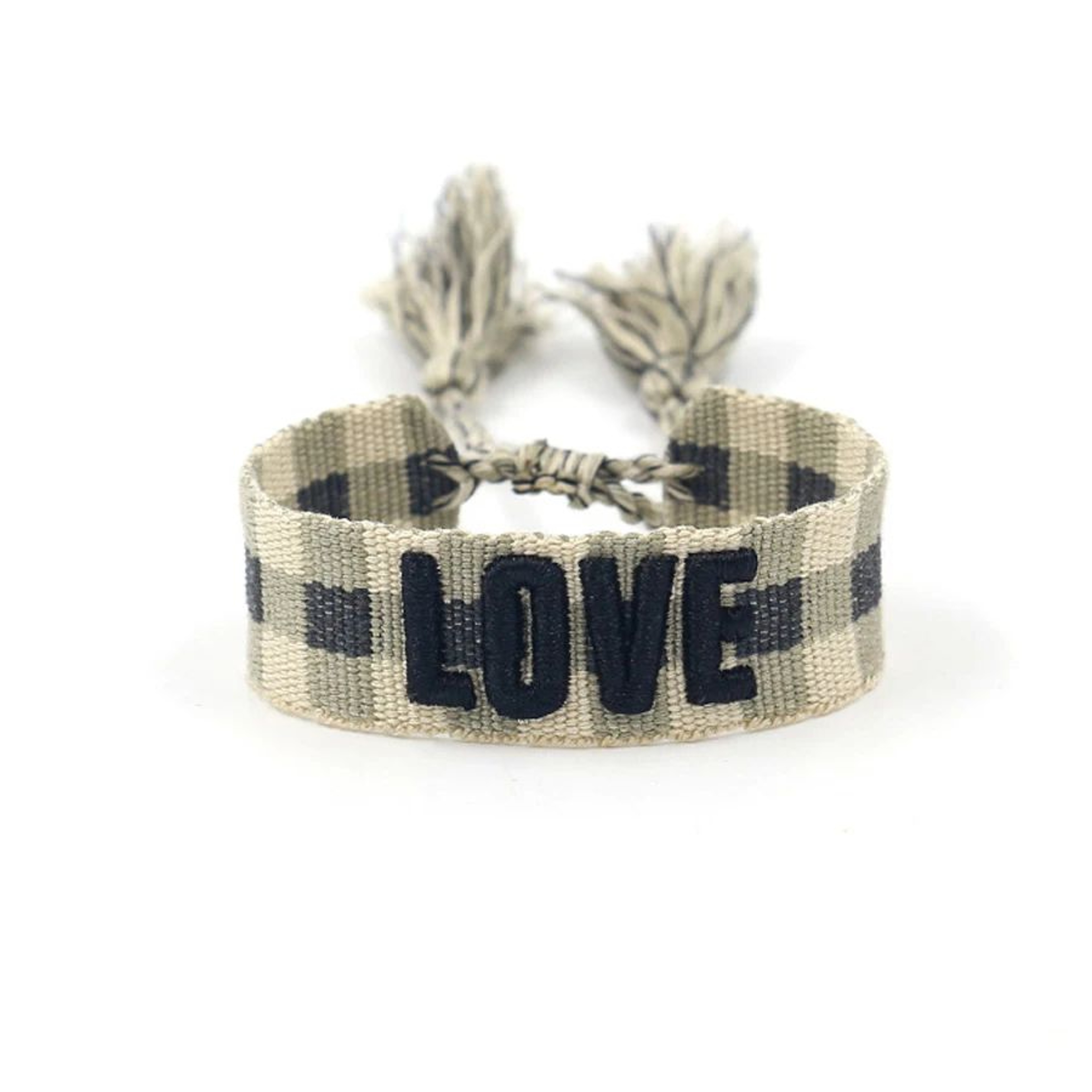Boho Woven Friendship Wrap Bracelet  Handmade Braided Love Heart Embroidered Adjustable Rope Bracel 17
