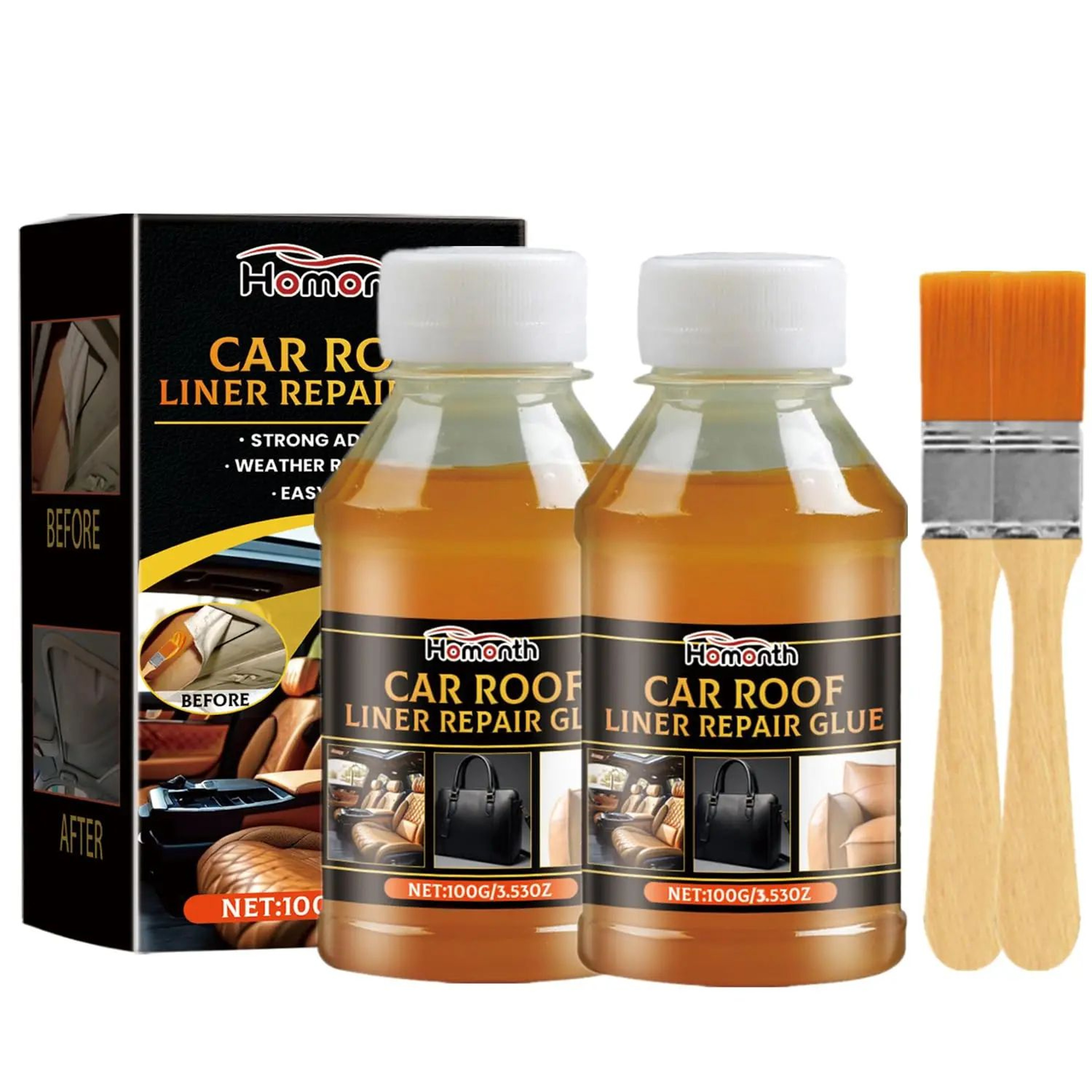 Car Headliner Repair Adhesive  Strong Fabric  Upholstery Glue For Roof Liner Leather Foam  Automoti 0