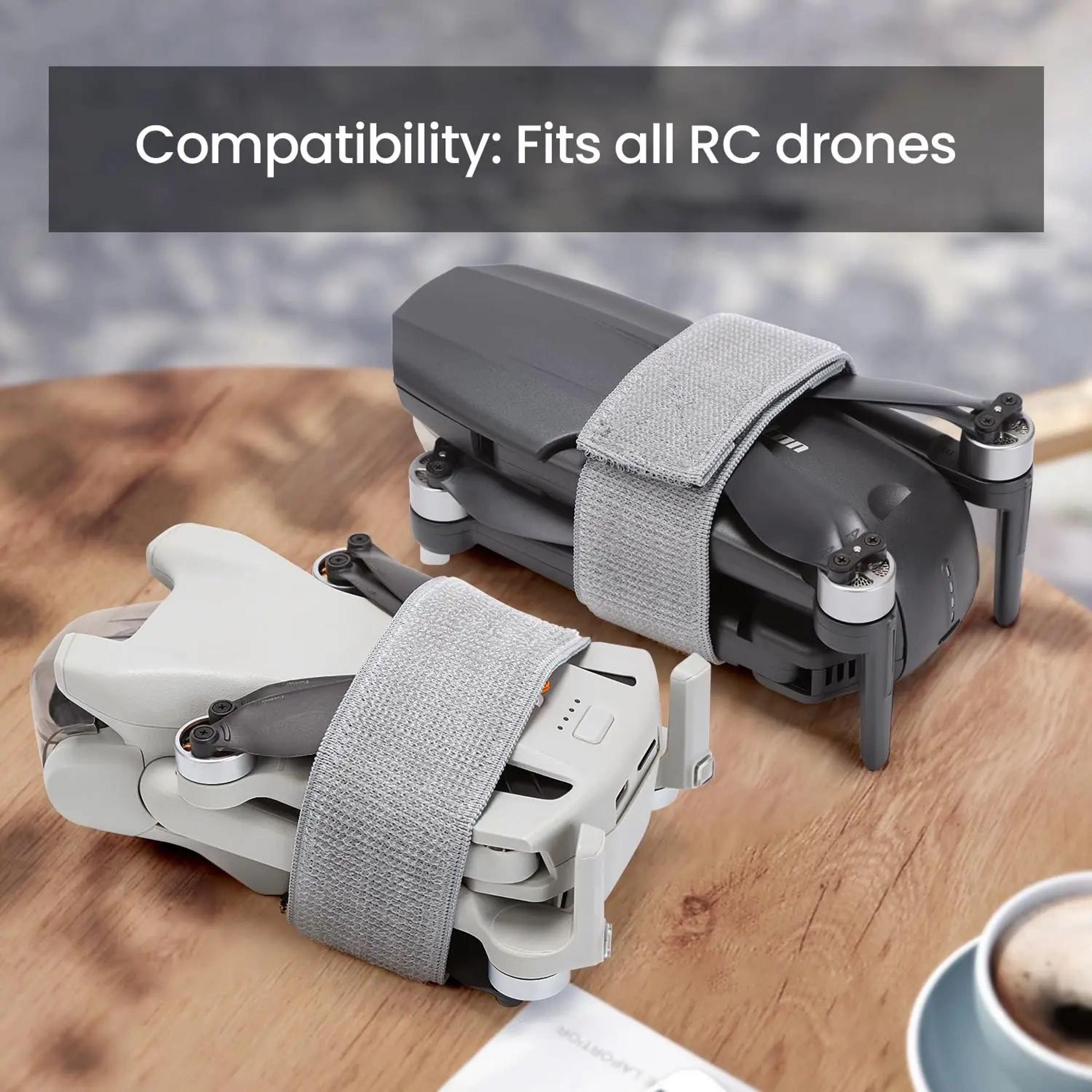 Adjustable Drone Propeller Holder Strap  Silicone Blade Stabilizer  Propeller Guard Harness For DJI 1