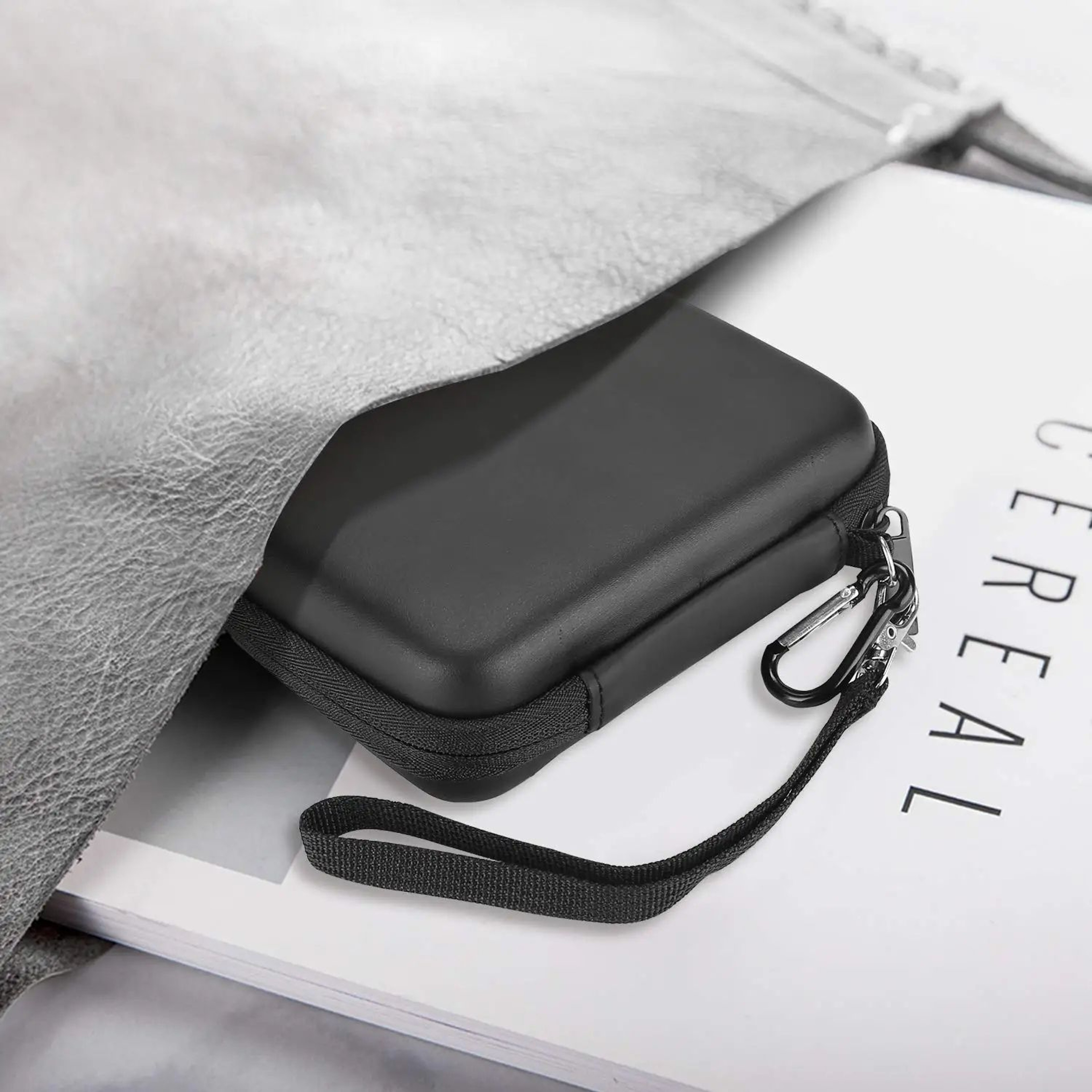 Universal 25in External Hard Drive Case  EVA Protective Storage Case For WD Seagate Toshiba Samsung 5